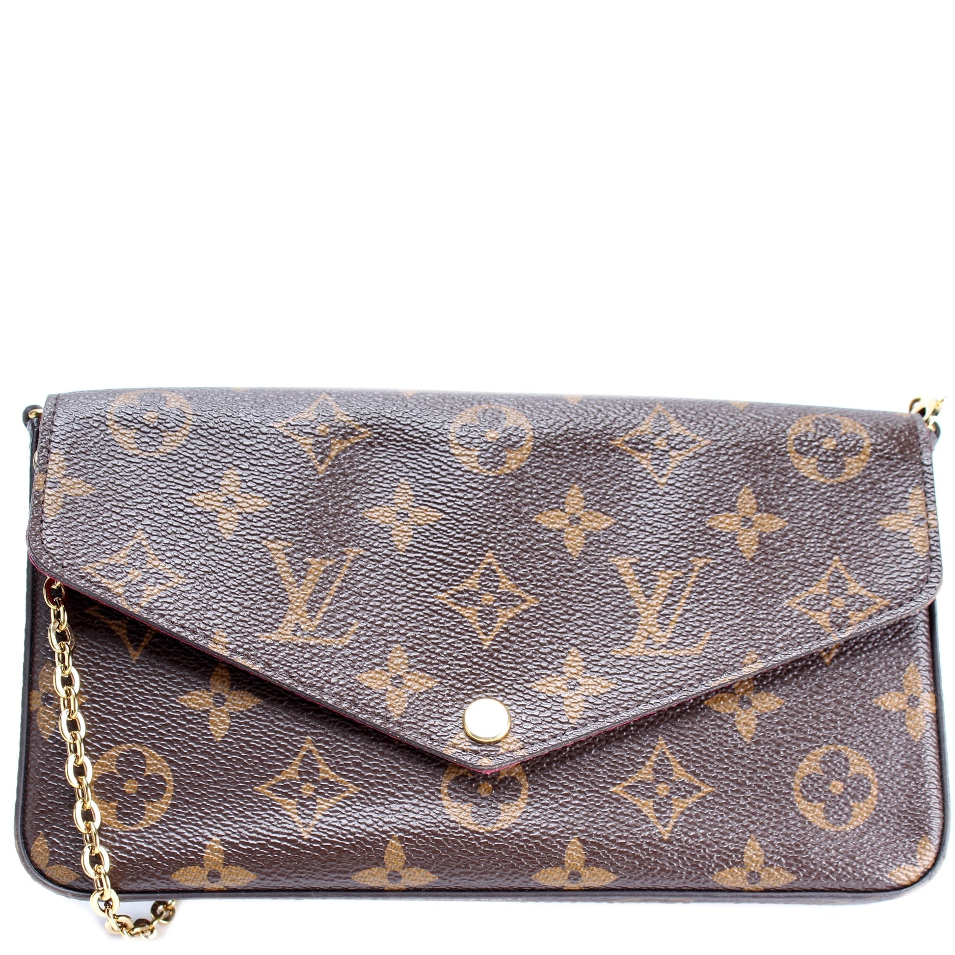 Louis Vuitton Pochette Felicie Monogram Clutch Bag Monogram 2