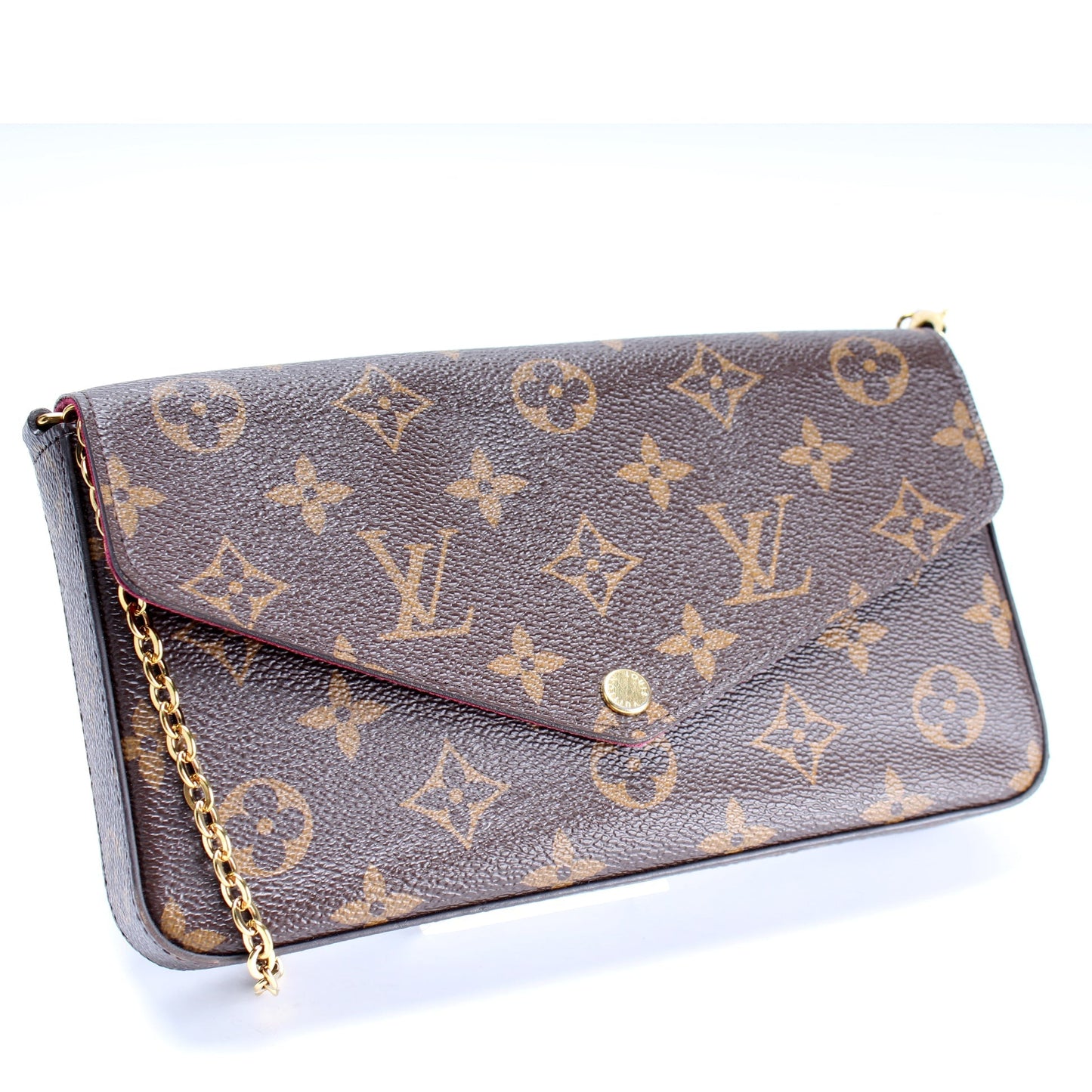 Louis Vuitton Pochette Felicie Monogram Clutch Bag Monogram 2