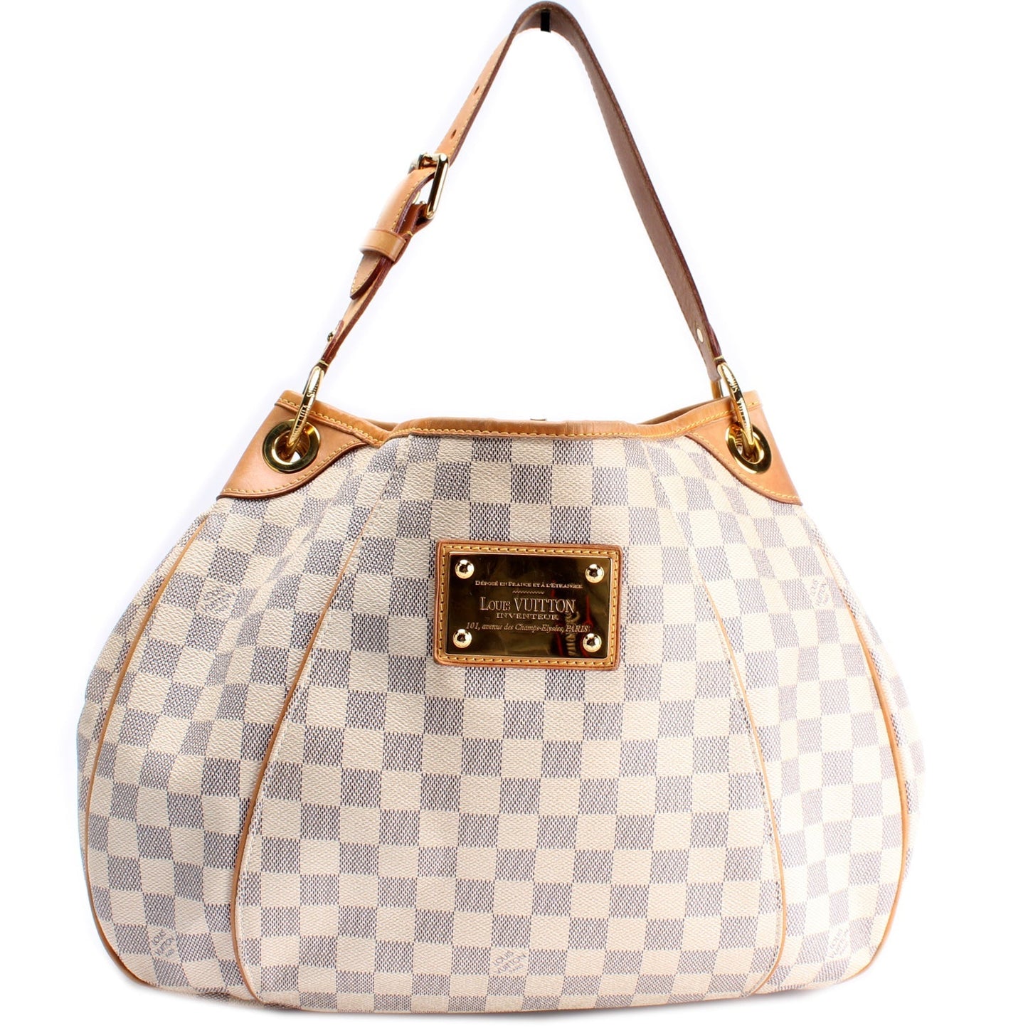 Louis Vuitton Galliera PM Azur Damier Handbag Damier Azur