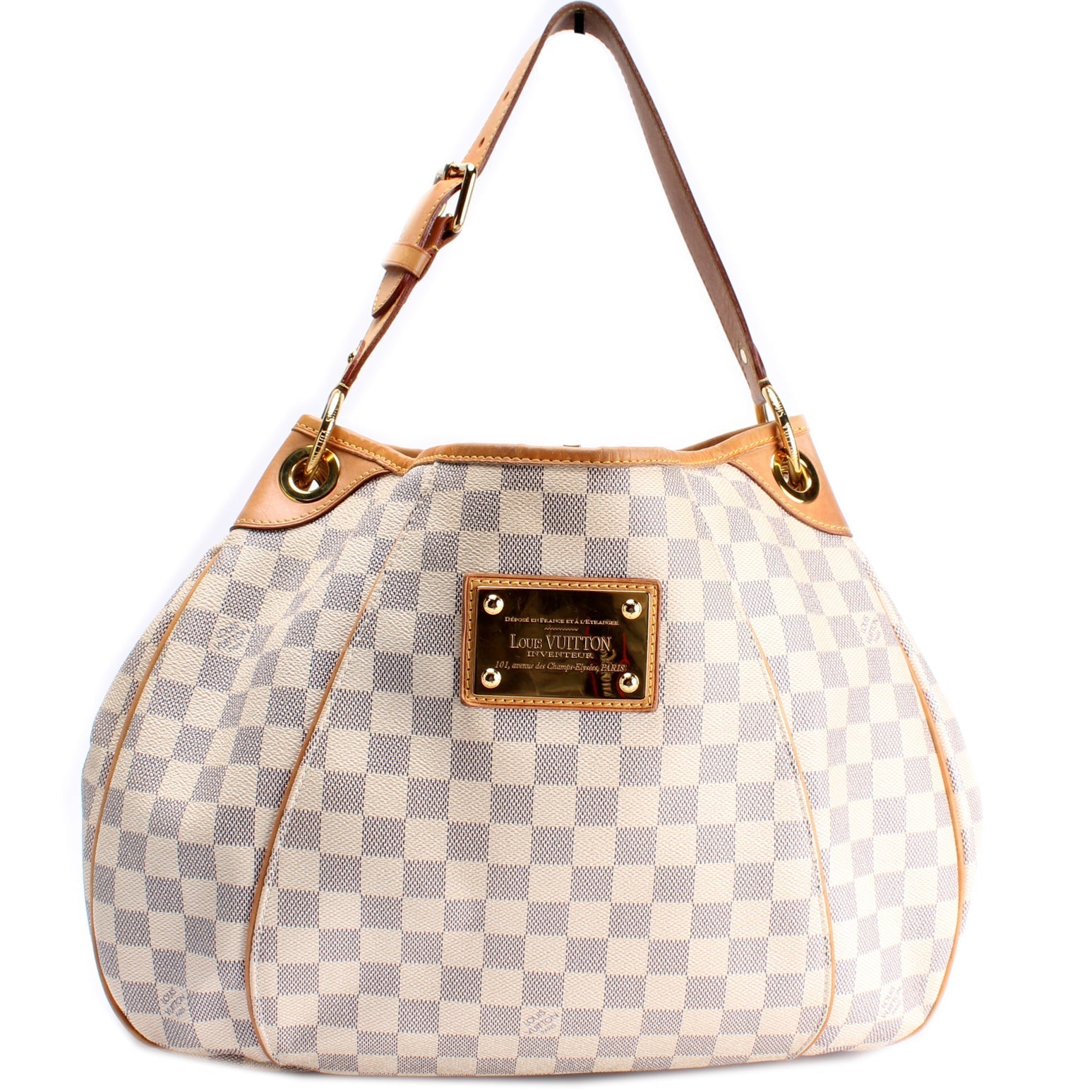 Louis Vuitton Galliera PM Azur Damier Handbag Damier Azur