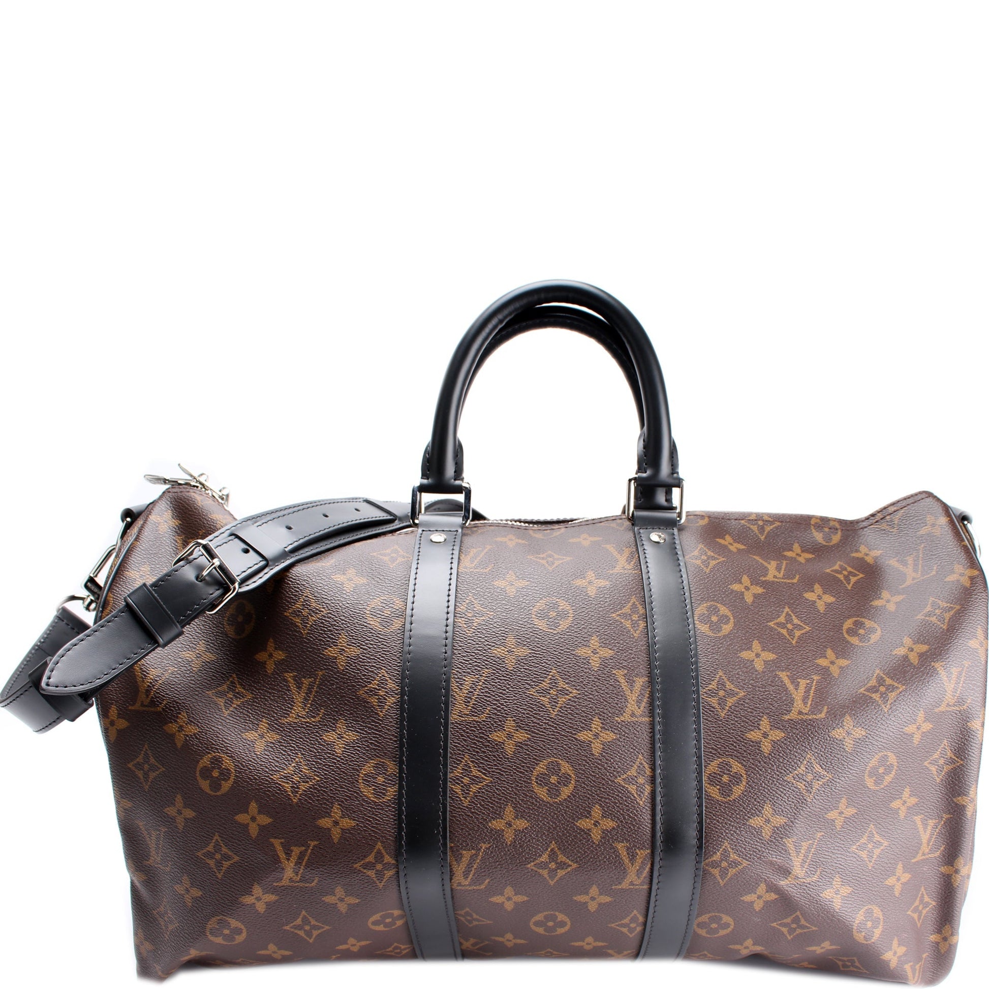 Louis Vuitton Keepall 45 Bandouliere Macassar Travel Bag