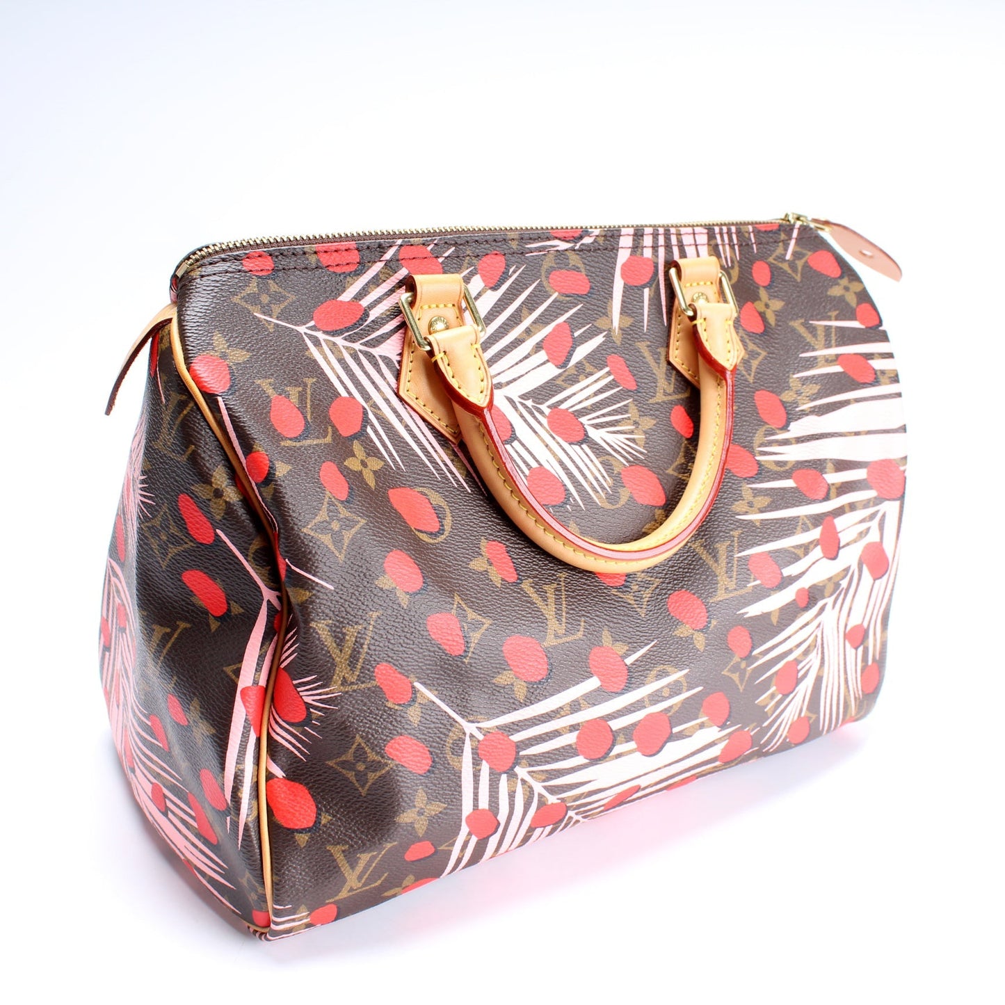 Louis Vuitton Speedy 30 Jungle Dots Monogram Handbag