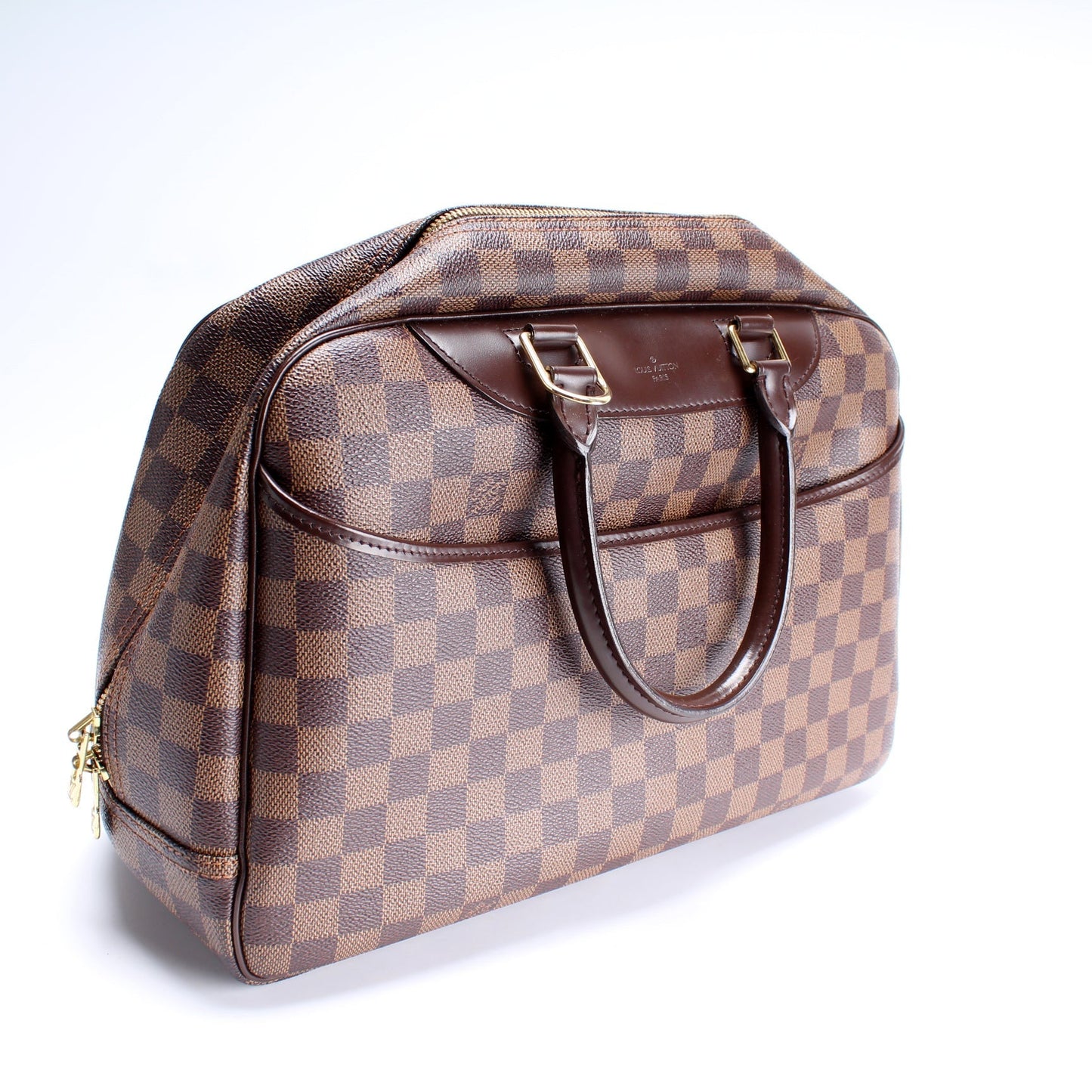 Louis Vuitton Deauville Ebene Damier Handbag Ebene 2