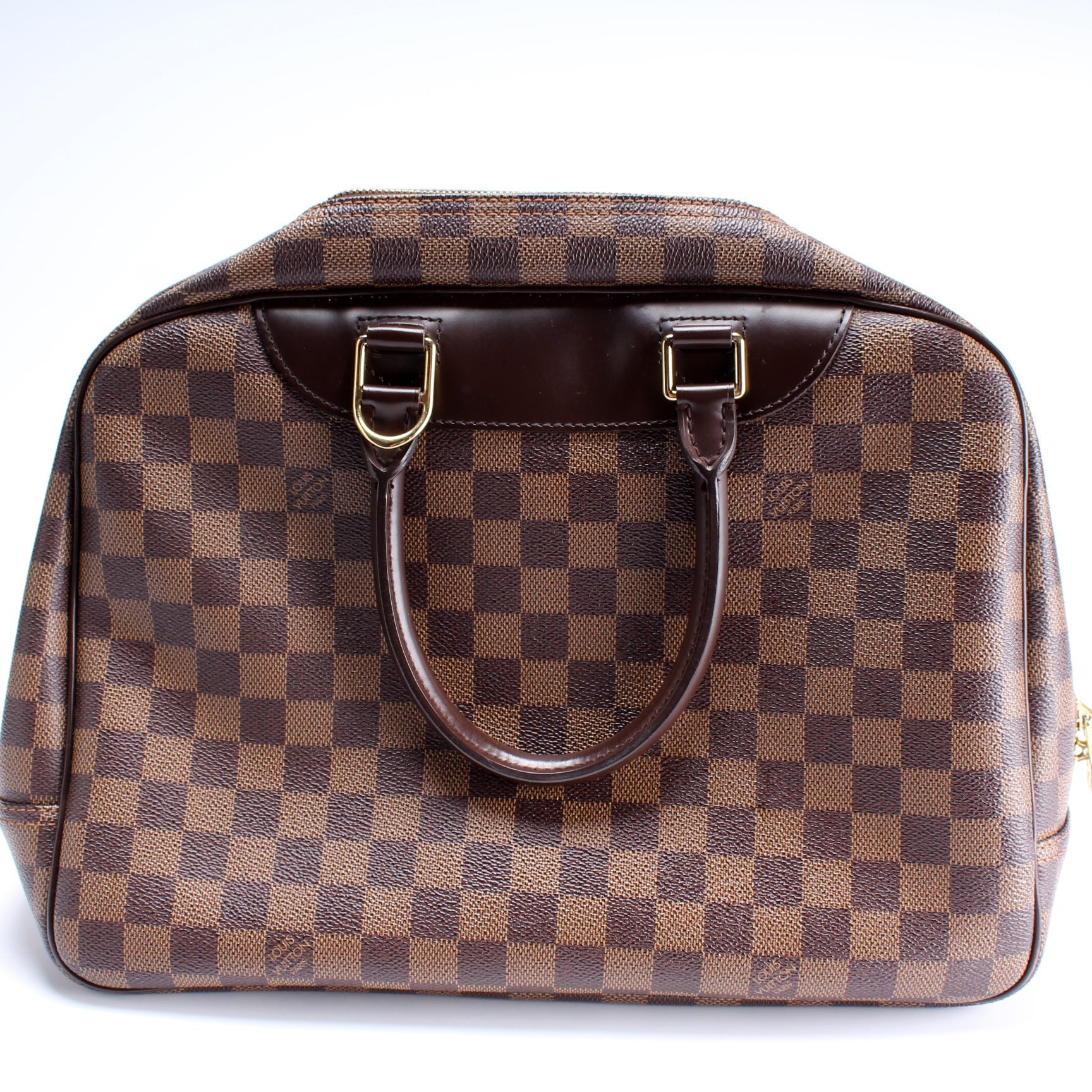 Louis Vuitton Deauville Ebene Damier Handbag Ebene 2