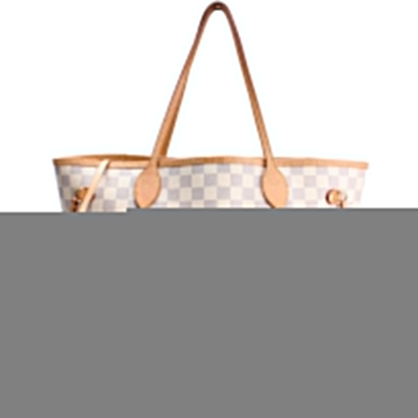 Louis Vuitton Neverfull w MM Azur Damier Wallet Case Damier Azur