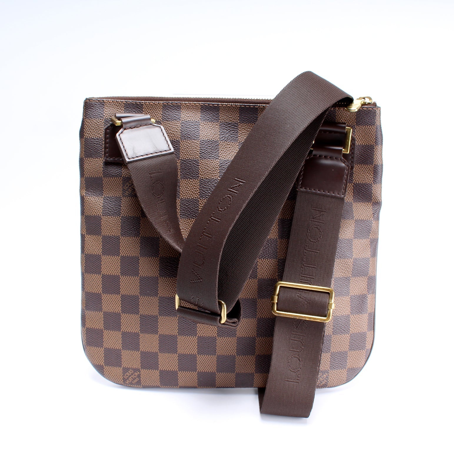Louis Vuitton Pochette Bosphore Ebene Damier Clutch Bag Damier Ebene