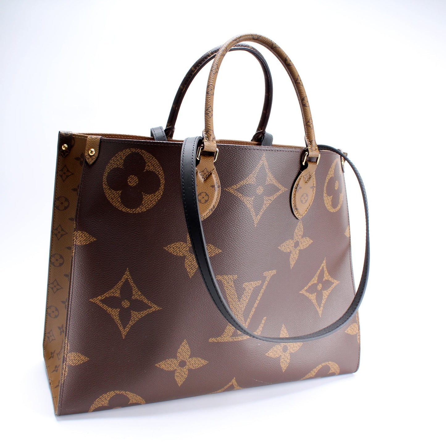Louis Vuitton ONTHEGO GM Reverse Monogram Handbag Reverse Monogram