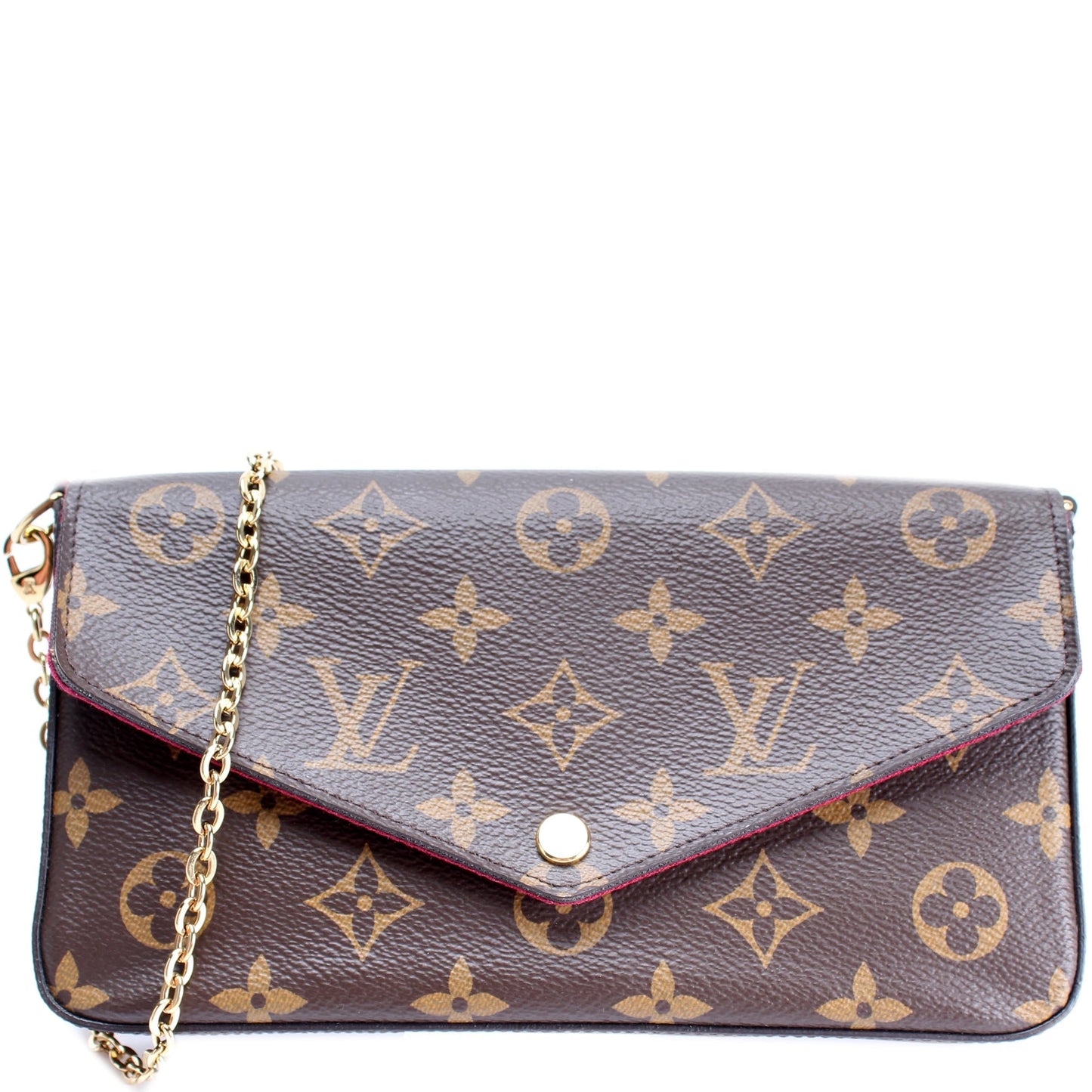 Louis Vuitton Pochette Felicie Monogram Clutch Bag Monogram 1