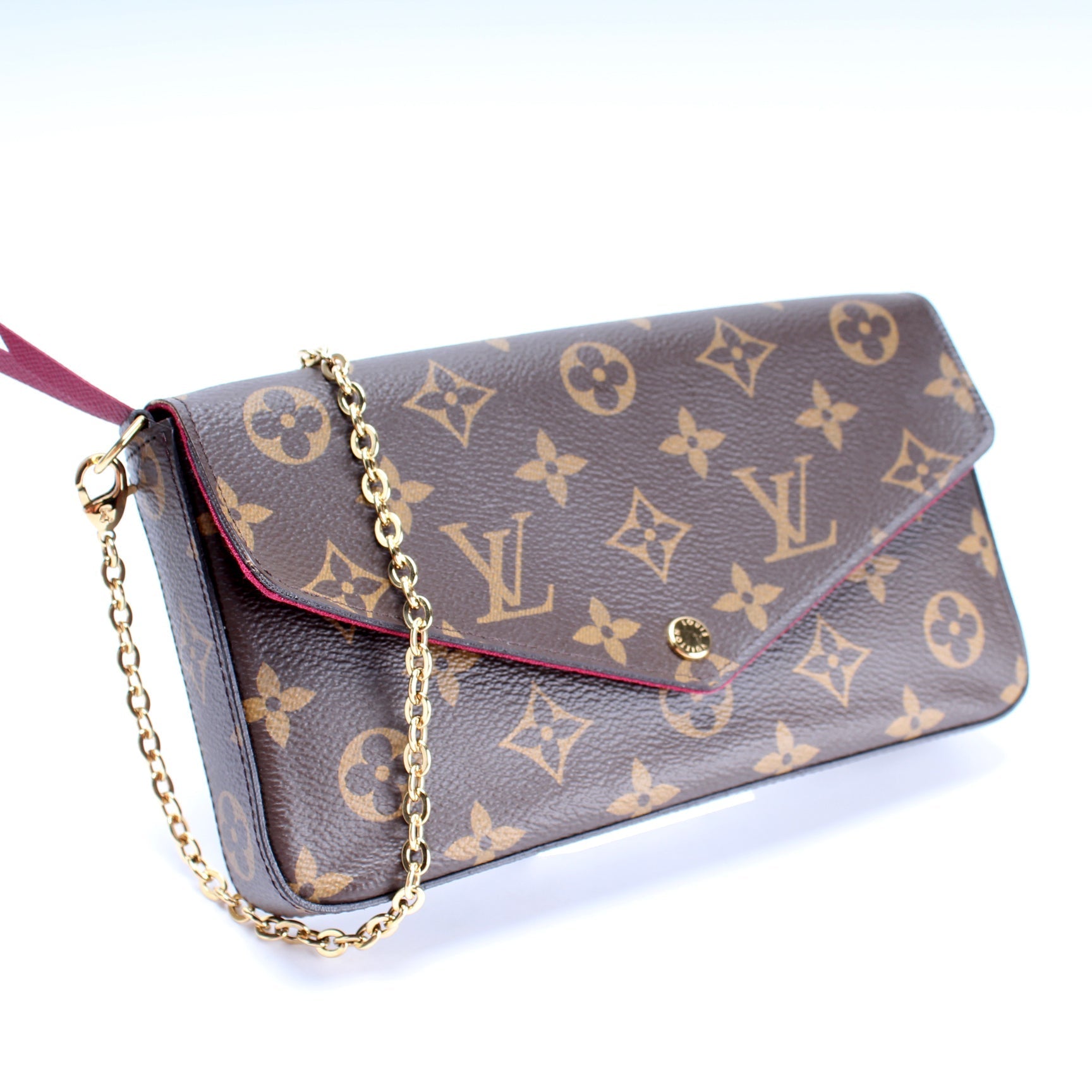 Louis Vuitton Pochette Felicie Monogram Clutch Bag Monogram 1
