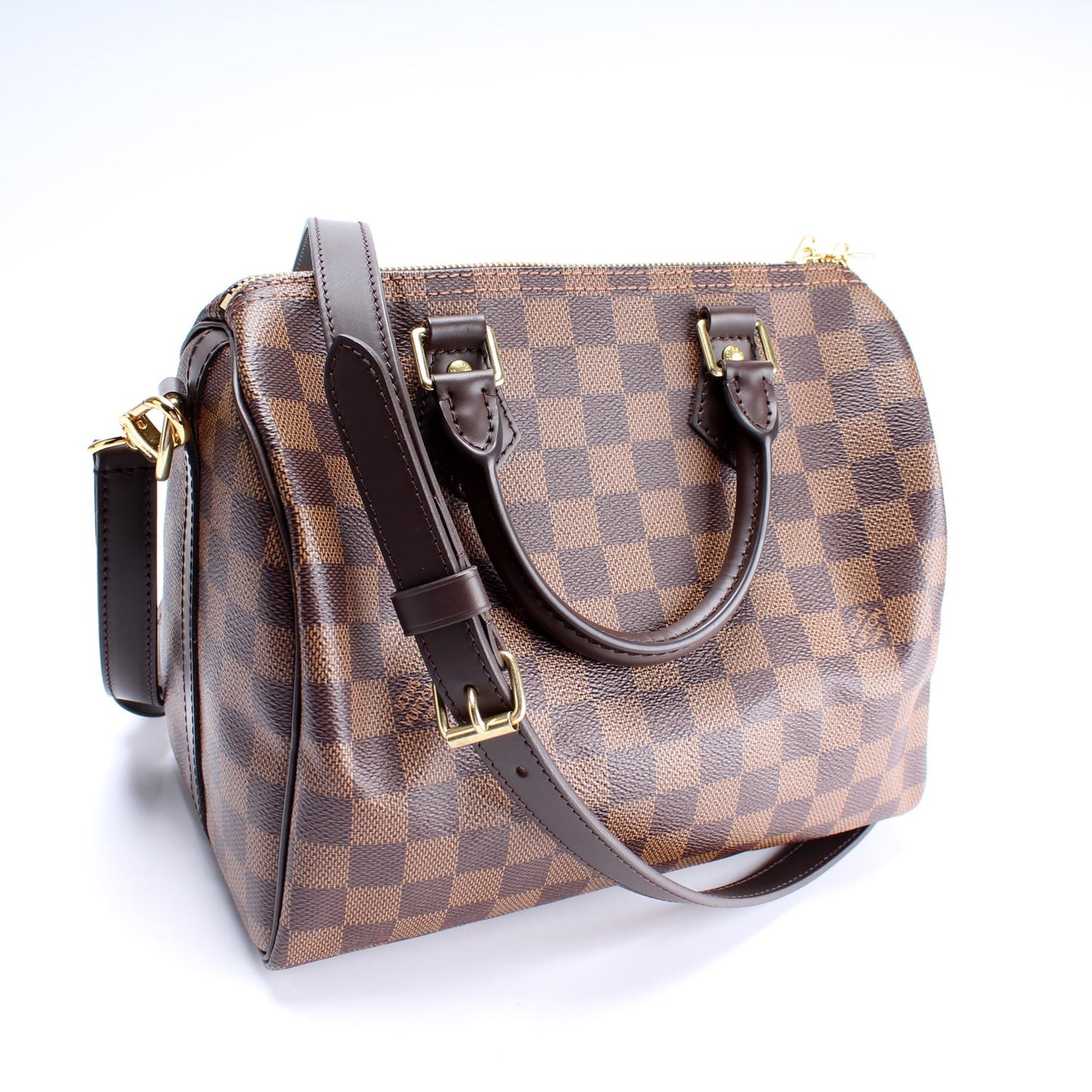 Louis Vuitton Speedy 25 Bandouliere Ebene Damier Handbag Damier Ebene