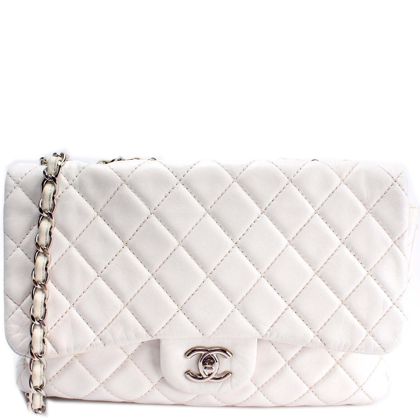 Chanel Classic Flap Jumbo Lambskin 12M Handbag