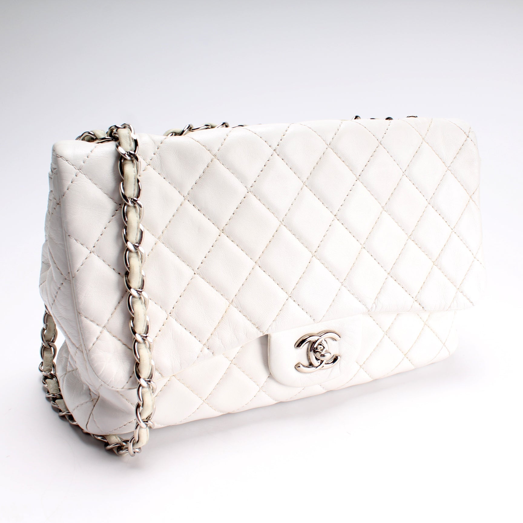 Chanel Classic Flap Jumbo Lambskin 12M Handbag
