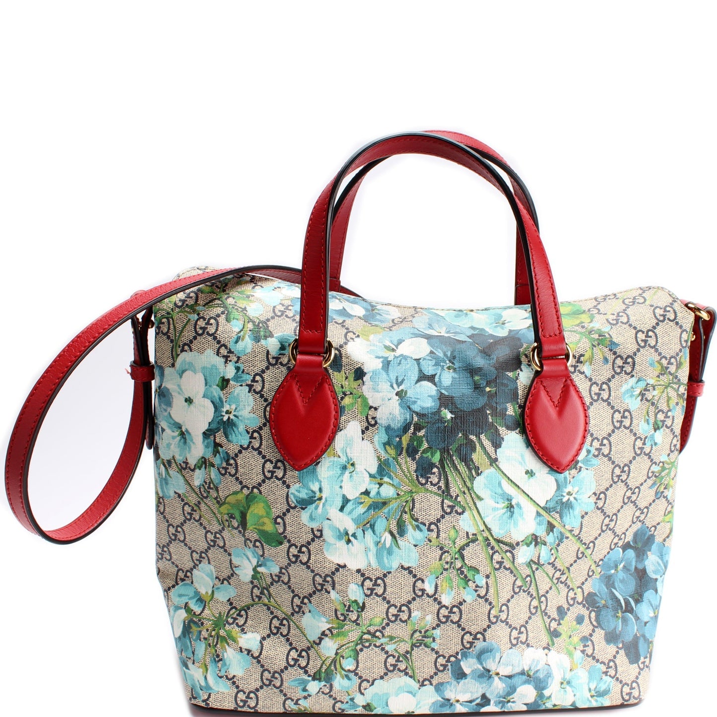 Gucci GG Blooms Fold Over Tote Bag