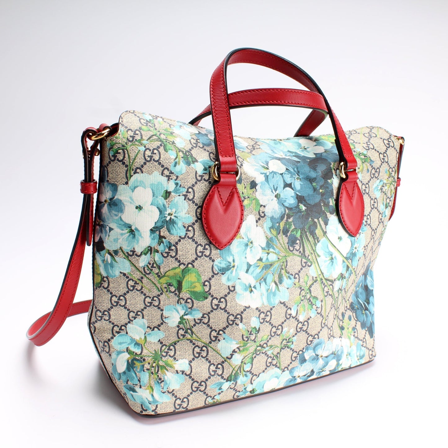 Gucci GG Blooms Fold Over Tote Bag