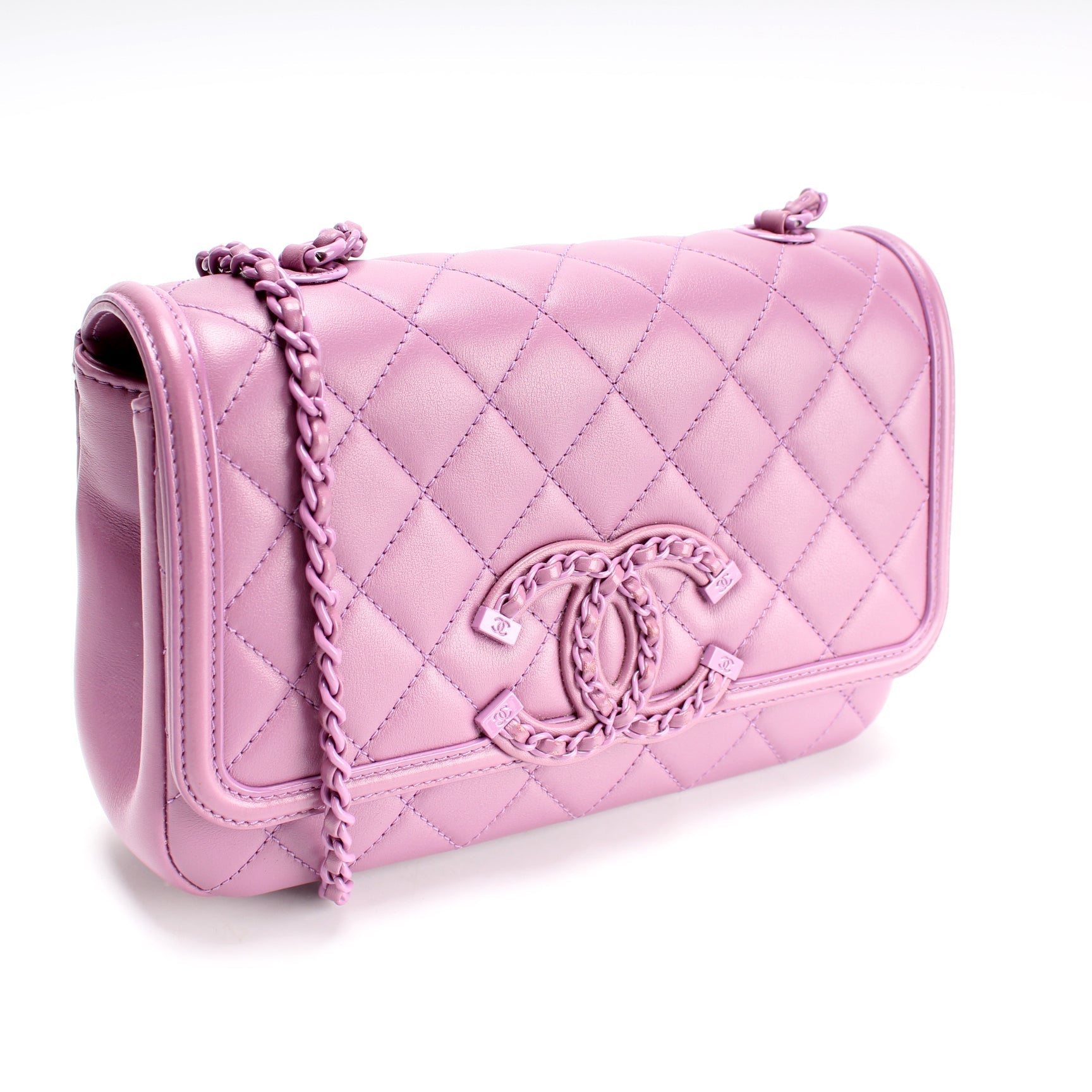 Chanel CC Filigree Flap Calfskin 30MM Small Handbag