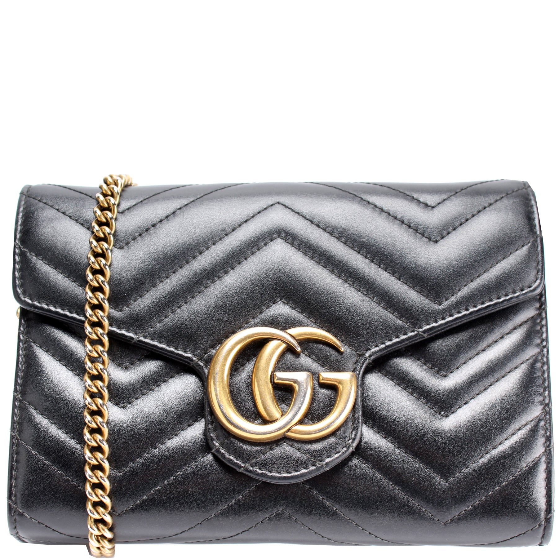 Gucci Marmont Chain Wallet Case Wallet 2