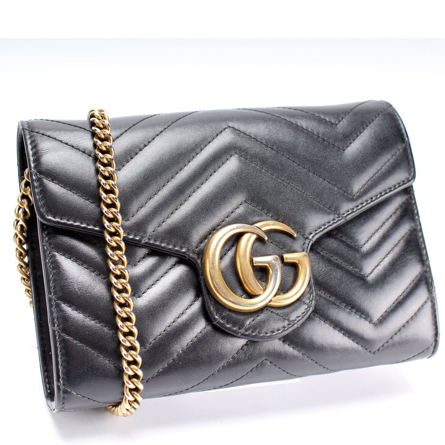 Gucci Marmont Chain Wallet Case Wallet 2