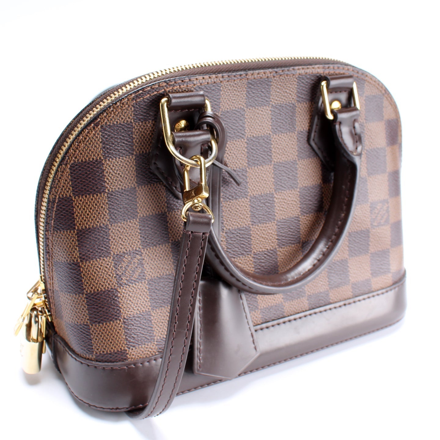 Louis Vuitton Alma BB Ebene Damier Handbag Ebene 11