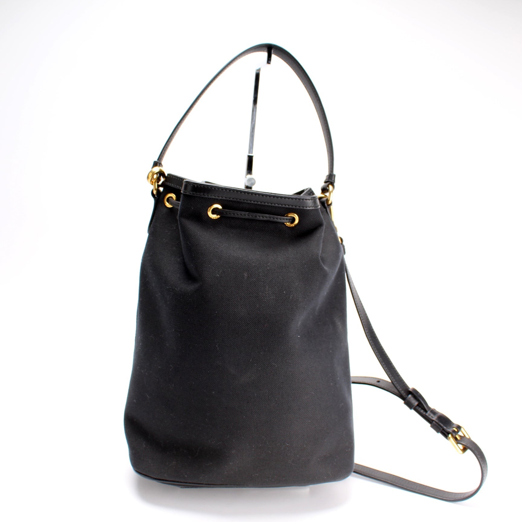 Prada Jacquard Bag Logo Bucket Bucket Bag
