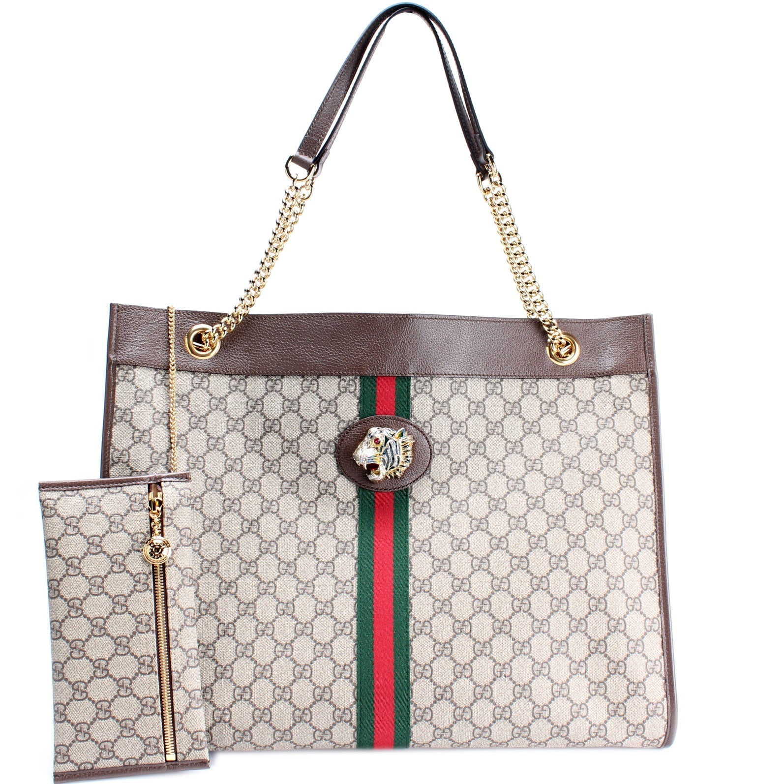 Gucci GG Supreme Rajah Tote Bag Tote 1