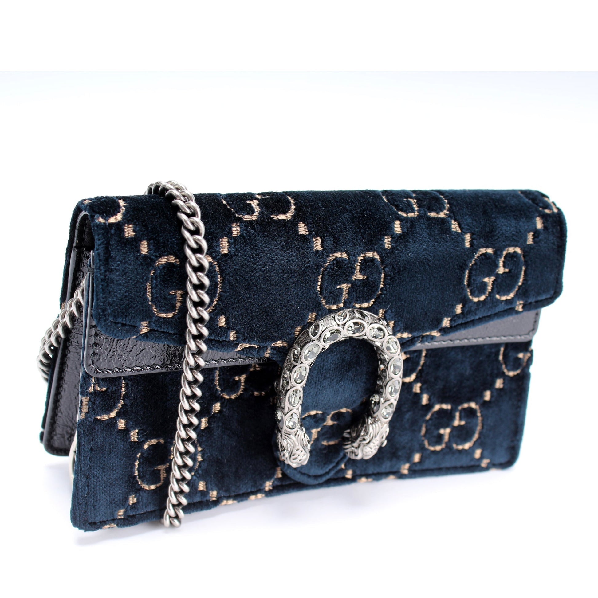 Gucci Dionysus GG Velvet Super Mini Travel Bag