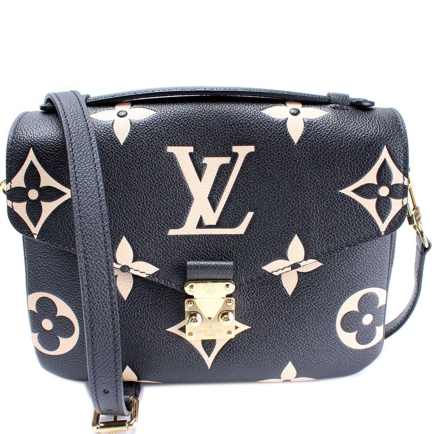 Louis Vuitton Pochette Metis Bicolor Empreinte Clutch Bag