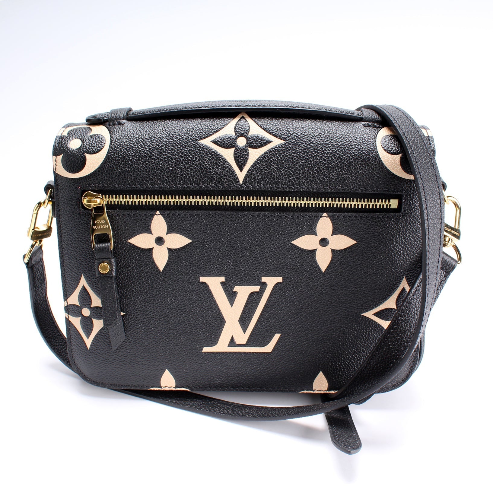 Louis Vuitton Pochette Metis Bicolor Empreinte Clutch Bag