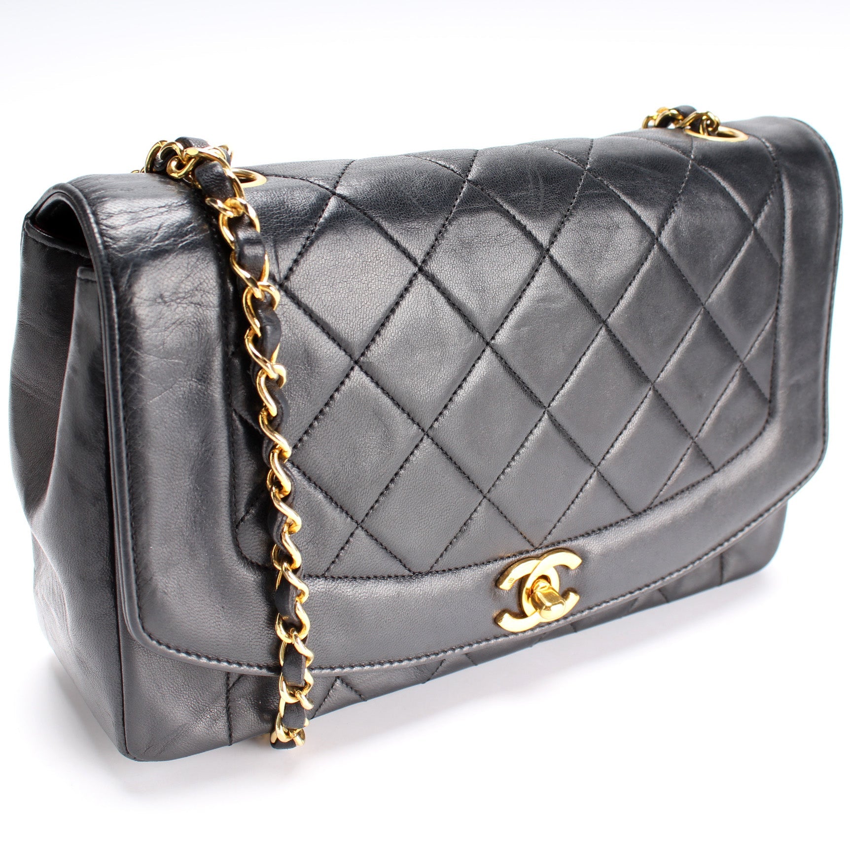 Chanel Diana Flap Lambskin 4M Small Handbag