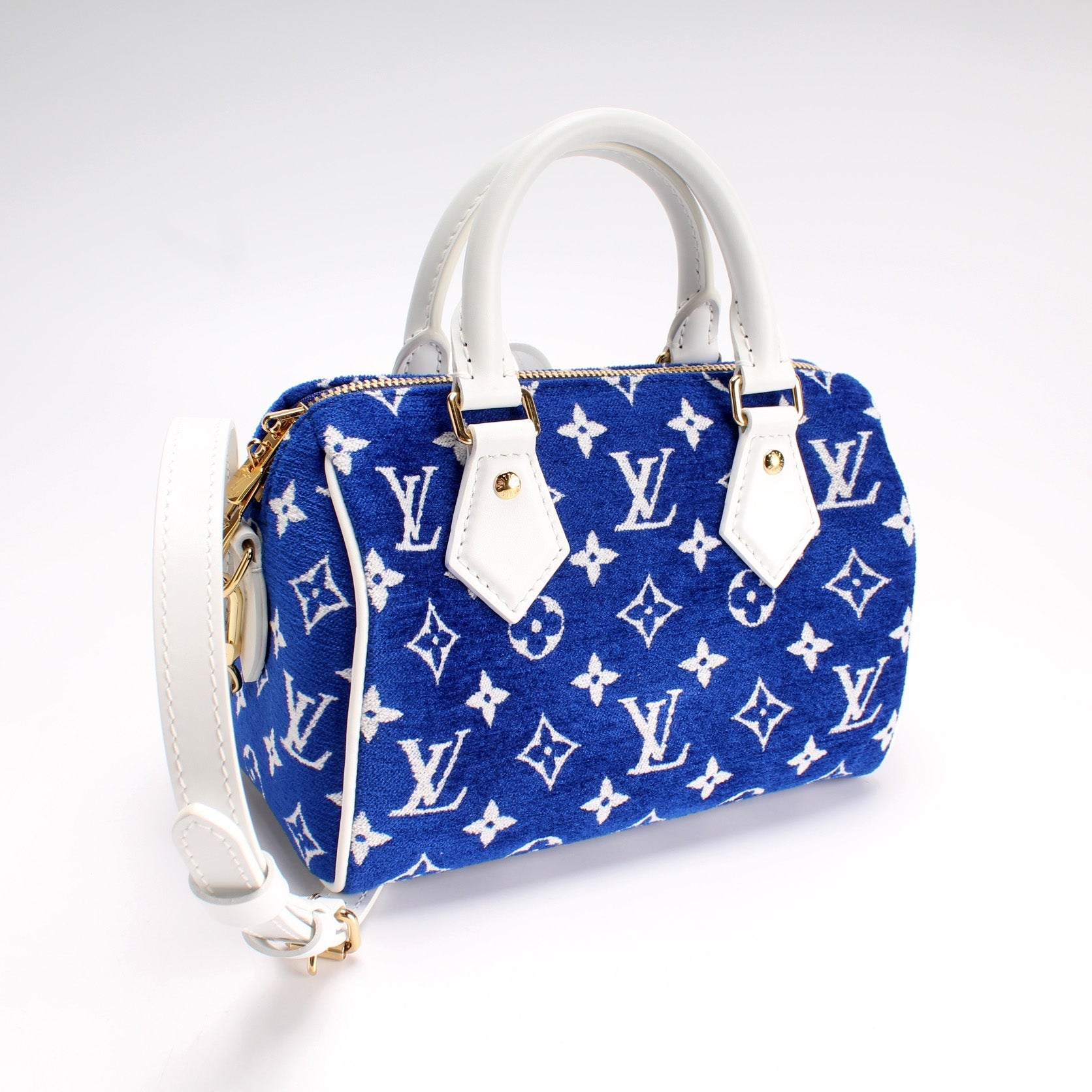 Louis Vuitton Speedy 20 Bandouliere Match Veet Monogram Handbag