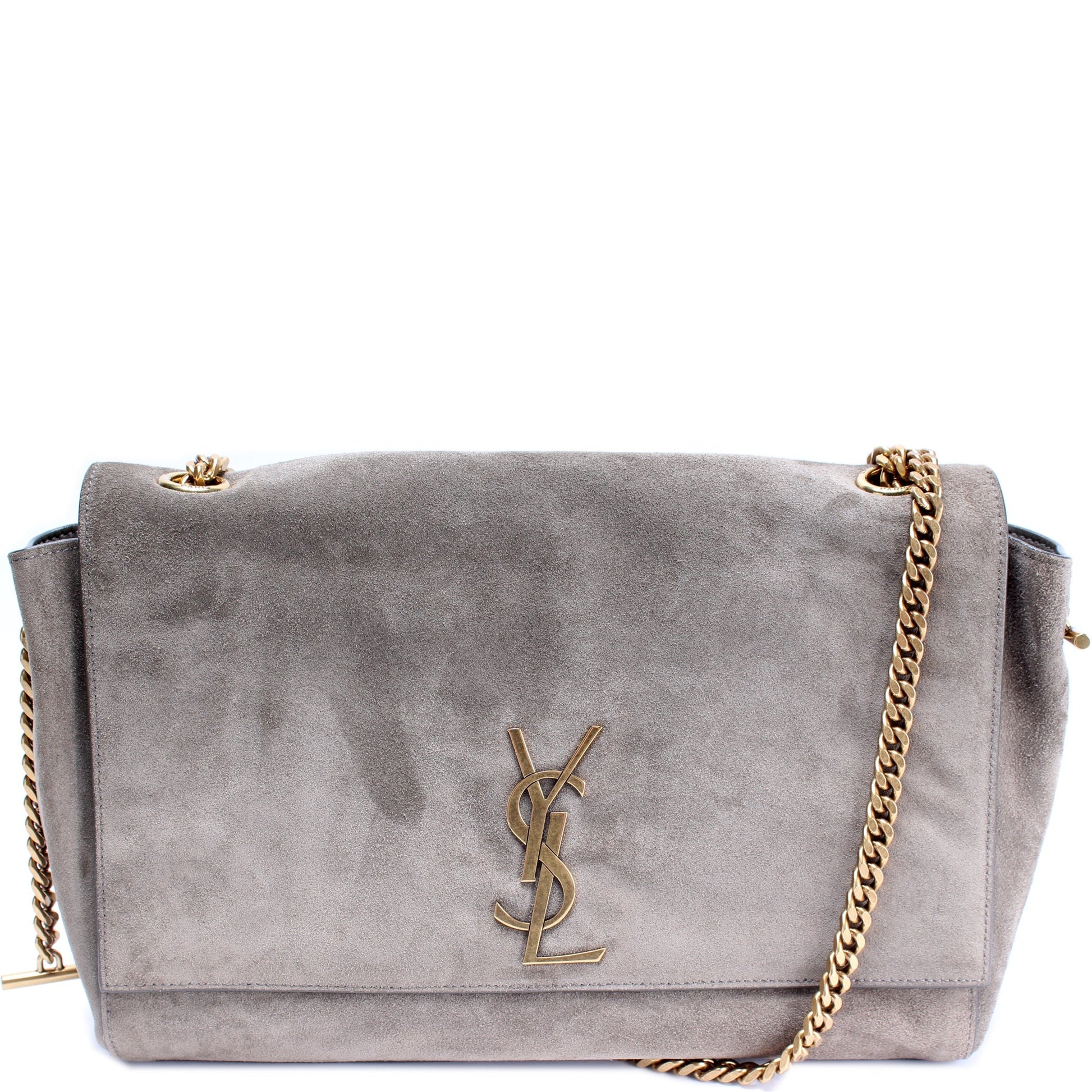 YSL Saint Laurent Kate Satchem Reversible Bag Leather Suede Travel Bag