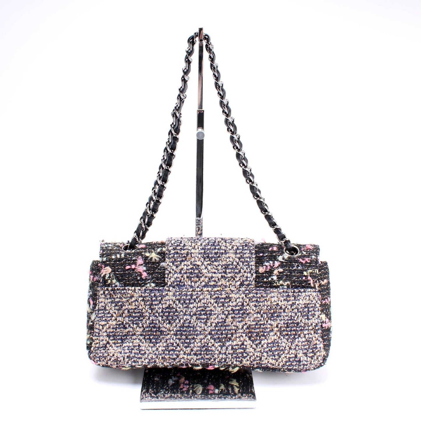 Chanel CC Single Flap Tweed 9M Handbag