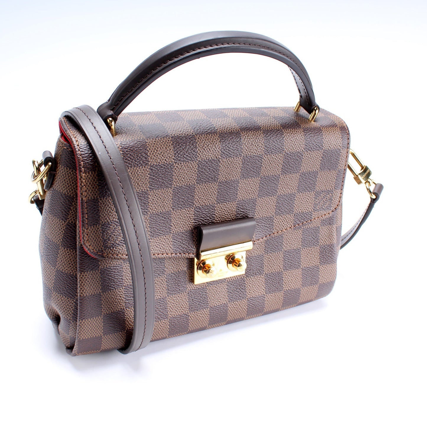 Louis Vuitton Croisette Ebene Damier Handbag Ebene 4