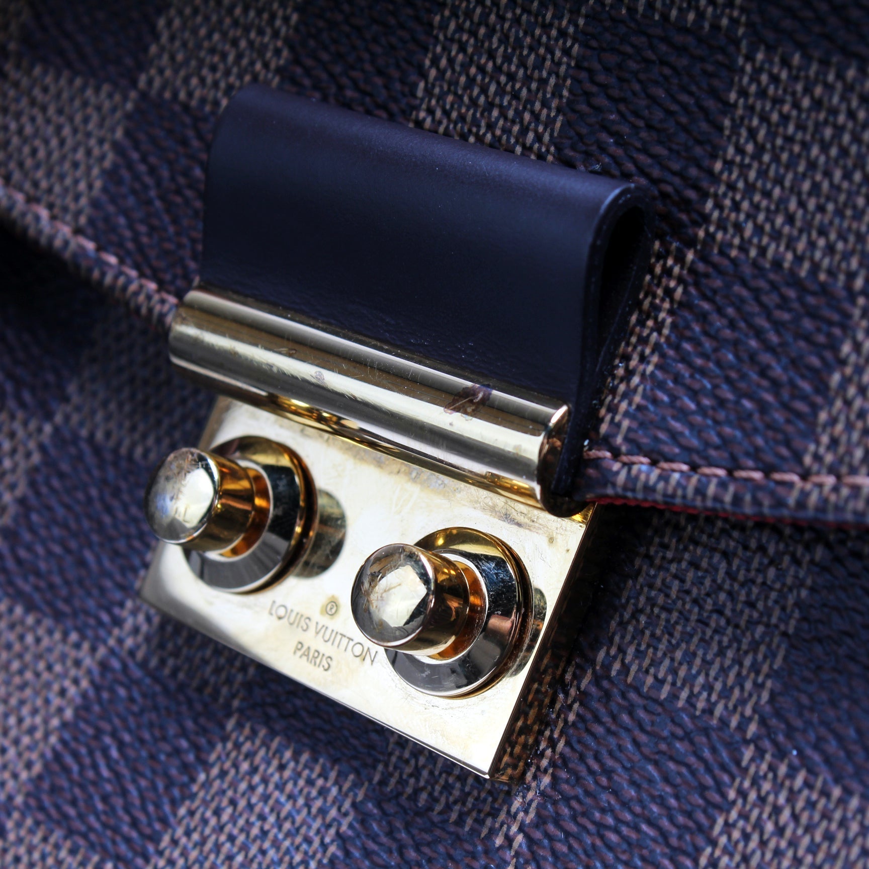 Louis Vuitton Croisette Ebene Damier Handbag Ebene 4