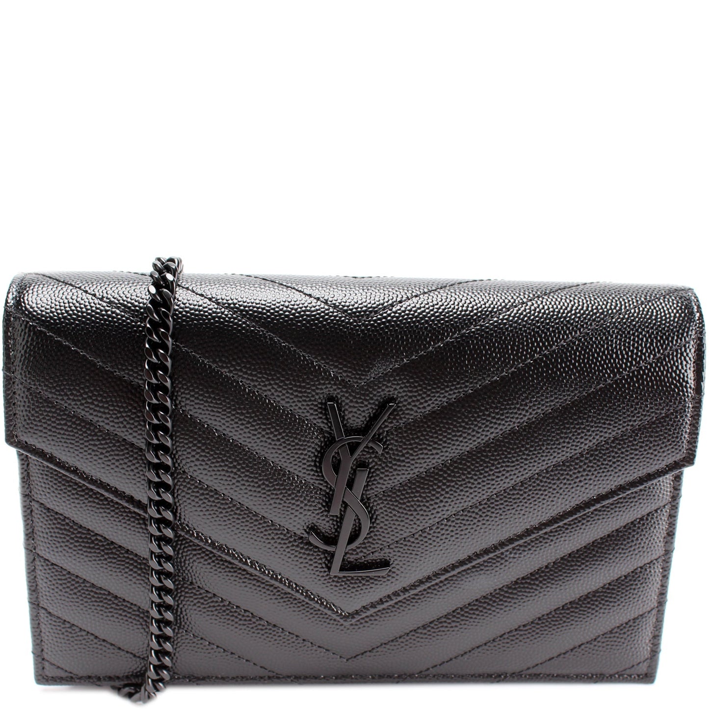YSL Saint Laurent Enevelope Wallet Bag Chain Travel Bag