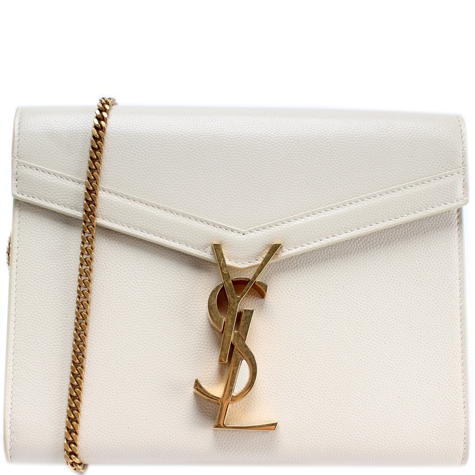 YSL Saint Laurent Cassandra Wallet Grain Bag Chain Travel Bag
