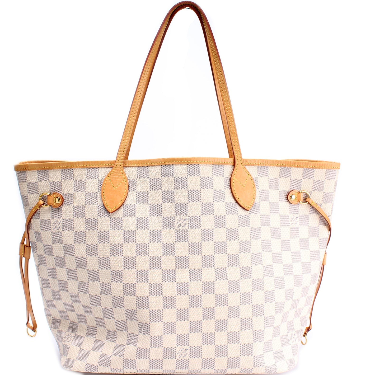 Louis Vuitton Neverfull MM Azur Damier Tote Bag Azur 5