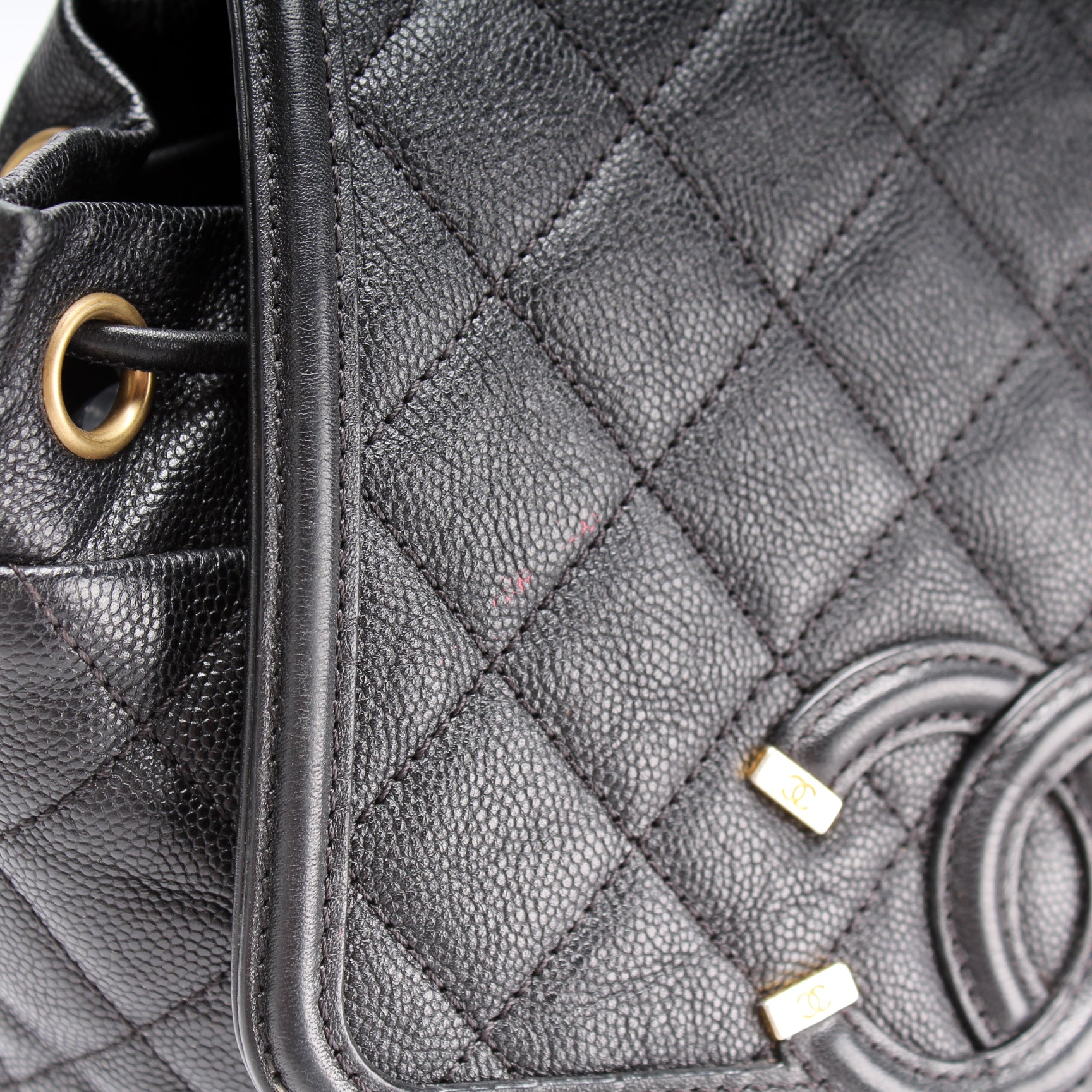 Chanel CC Filigree Backpack Caviar 25M