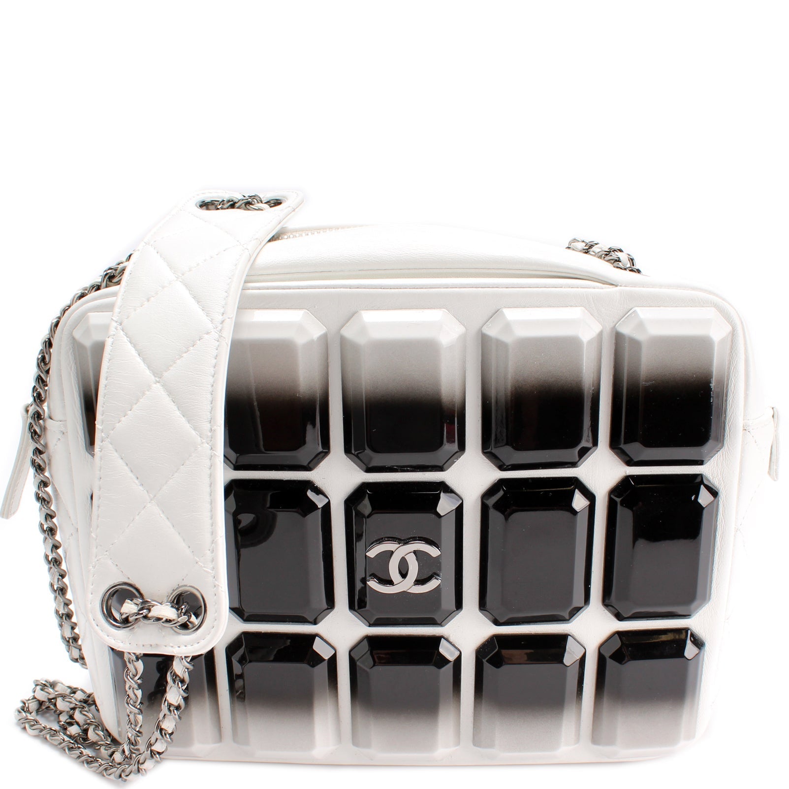 Chanel Evening Art Embellished Camera Crossbody Bag