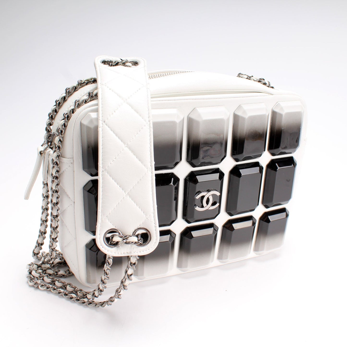 Chanel Evening Art Embellished Camera Crossbody Bag