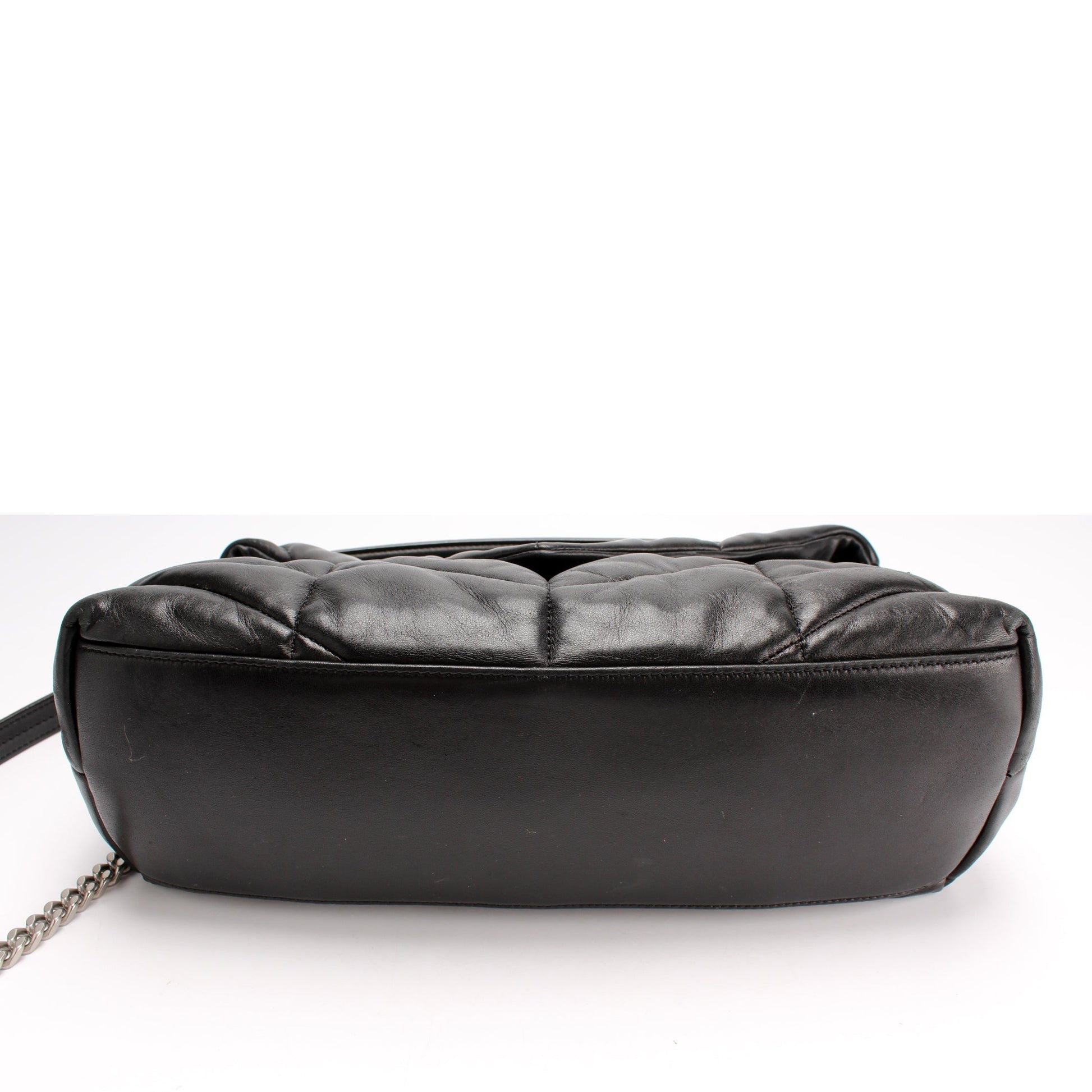 YSL Saint Laurent Puffer Bag Lambskin Quilted Medium Travel Bag Medium Lambskin 577475
