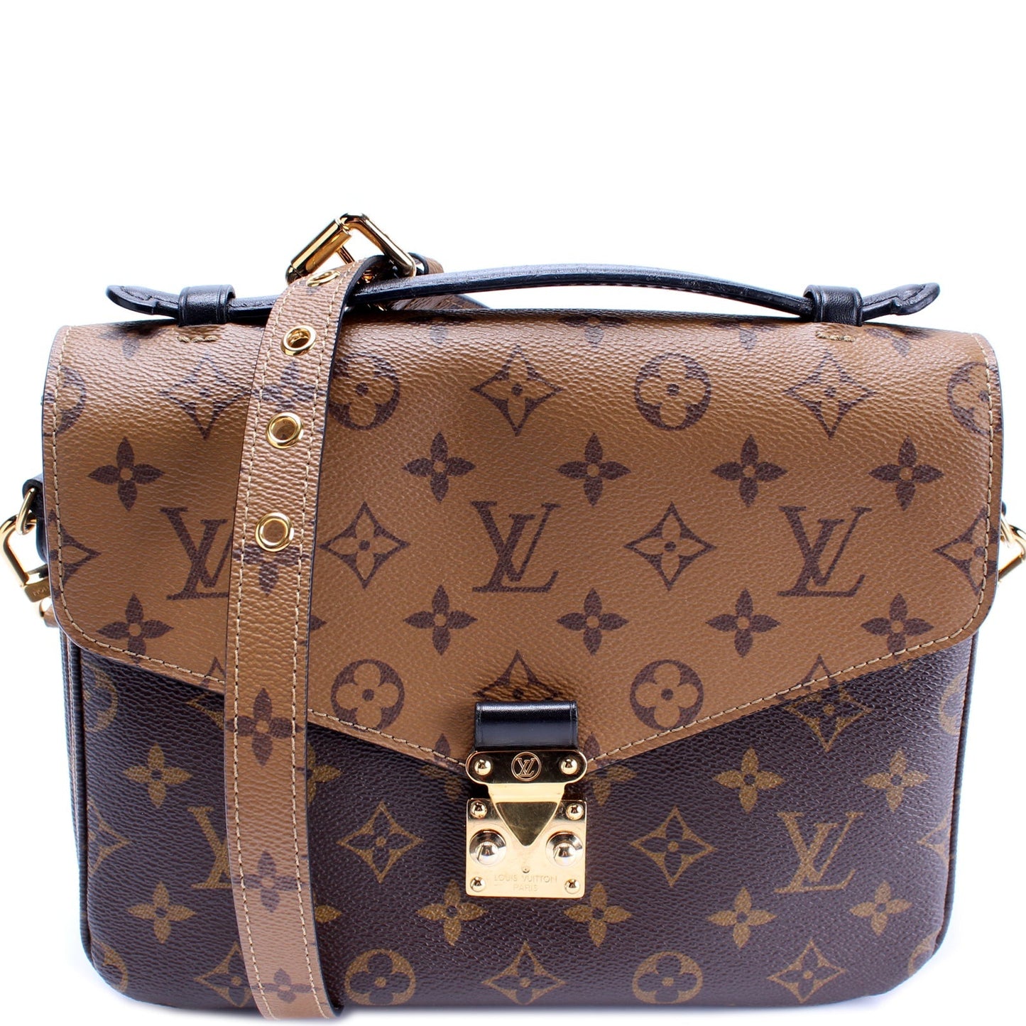 Louis Vuitton Pochette Metis Reverse Monogram Clutch Bag Monogram 1
