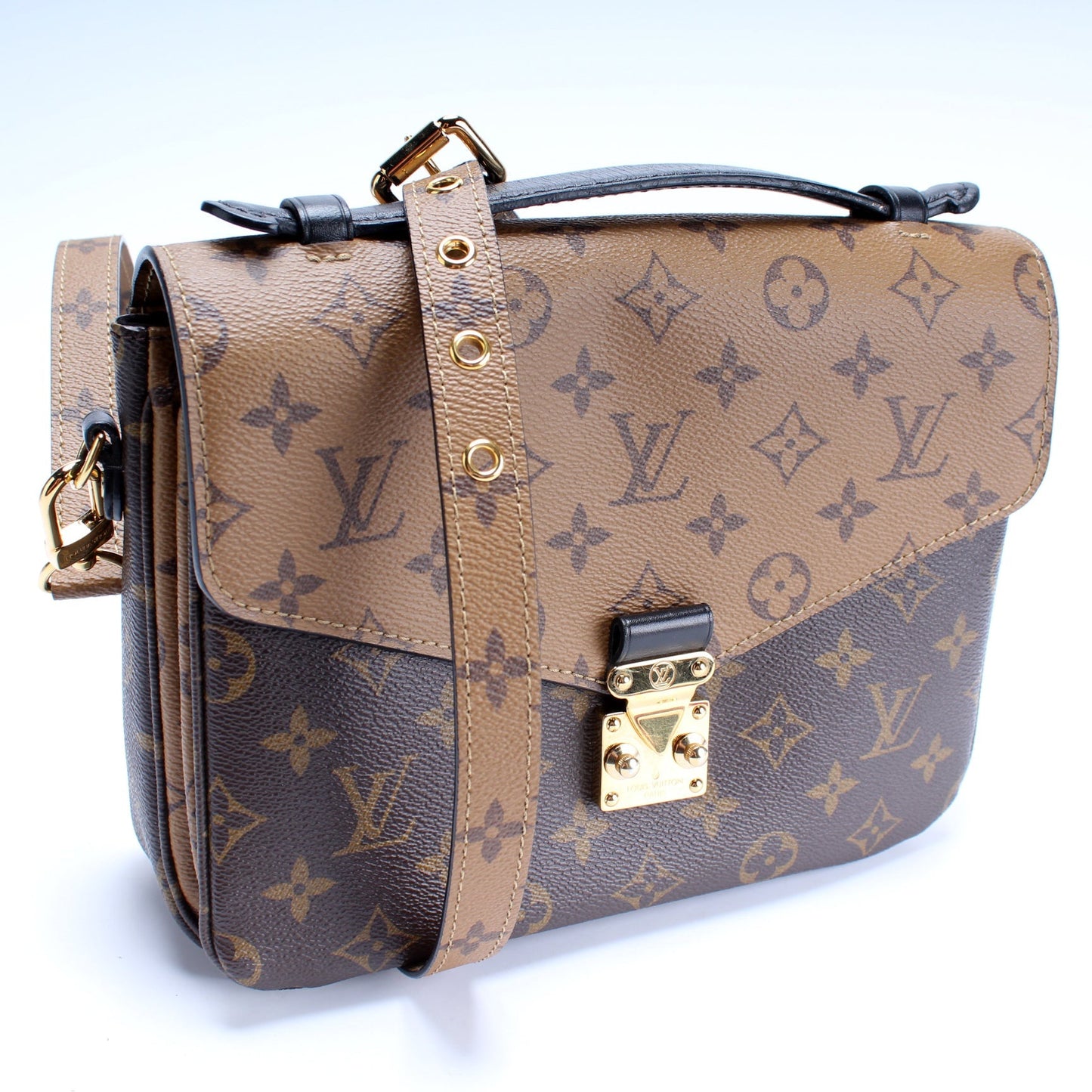 Louis Vuitton Pochette Metis Reverse Monogram Clutch Bag Monogram 1