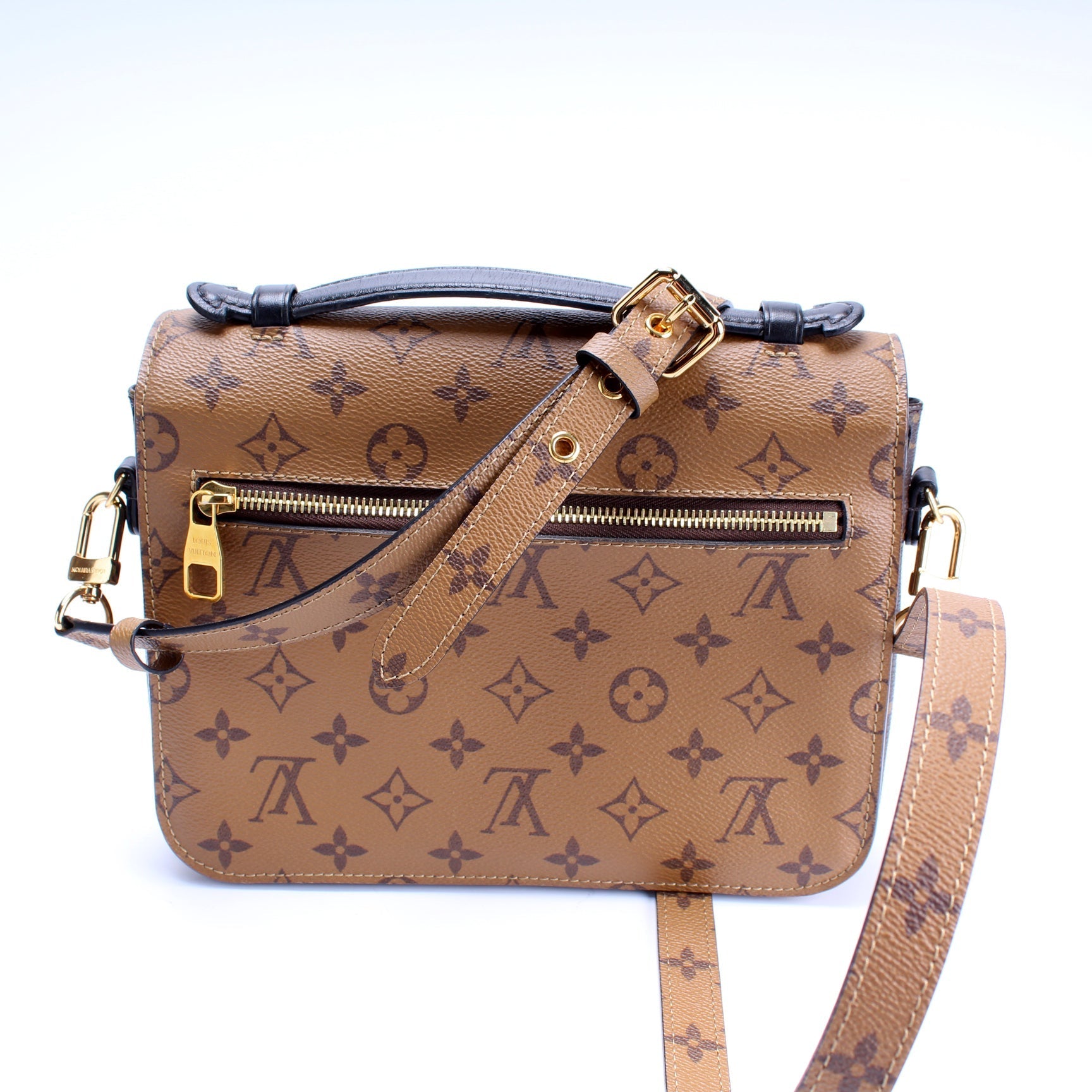 Louis Vuitton Pochette Metis Reverse Monogram Clutch Bag Monogram 1