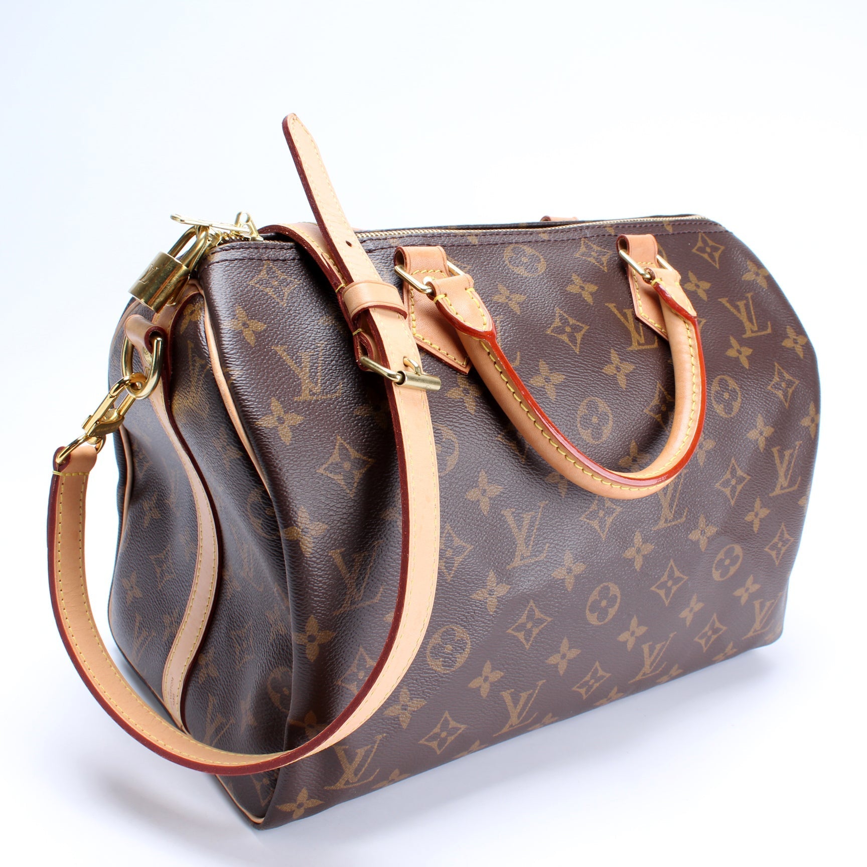 Louis Vuitton Speedy 30 Bandouliere Monogram Handbag Monogram 4