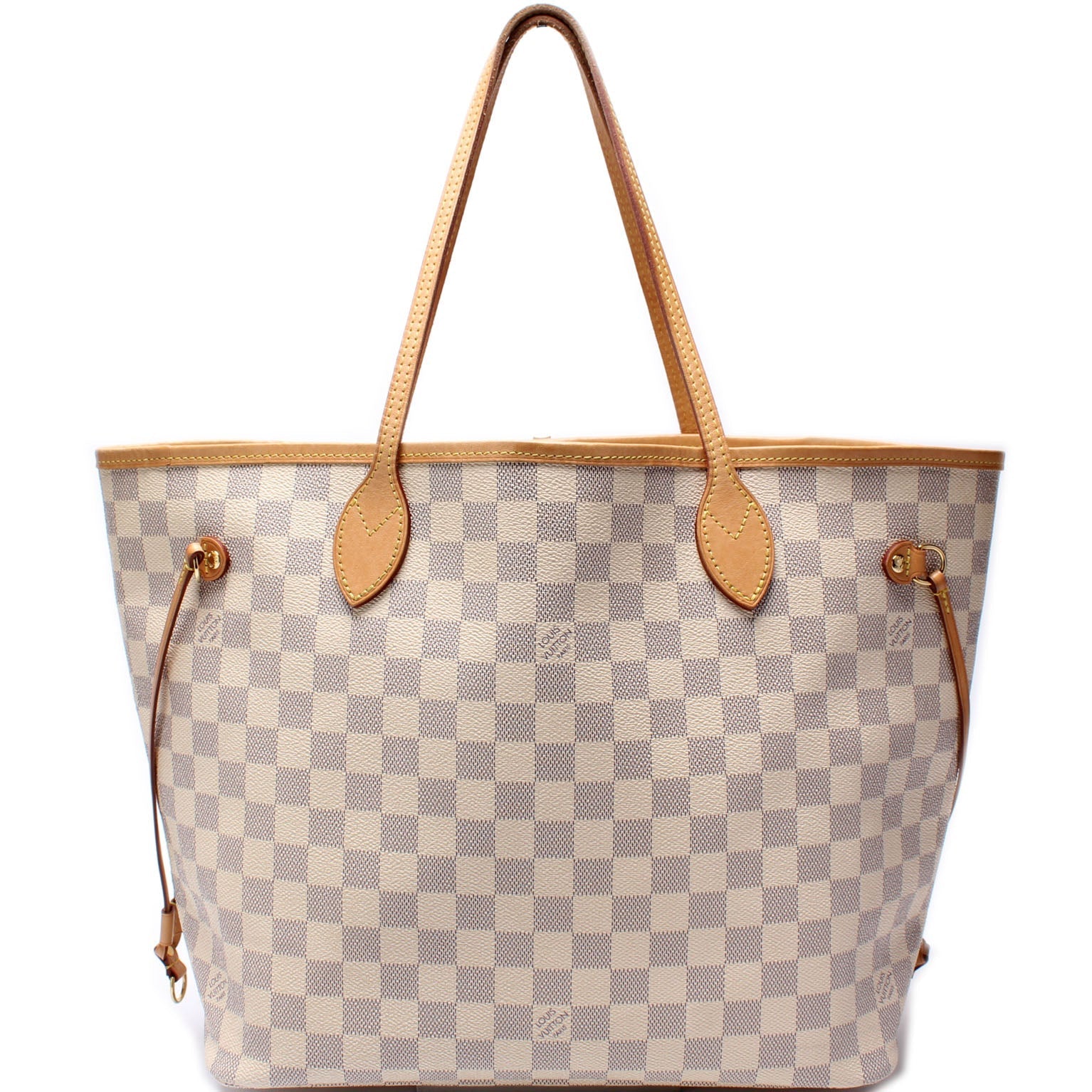 Louis Vuitton Neverfull MM Azur Damier Tote Bag Azur 4