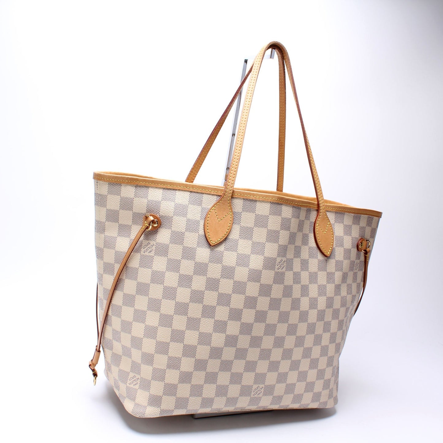 Louis Vuitton Neverfull MM Azur Damier Tote Bag Azur 4
