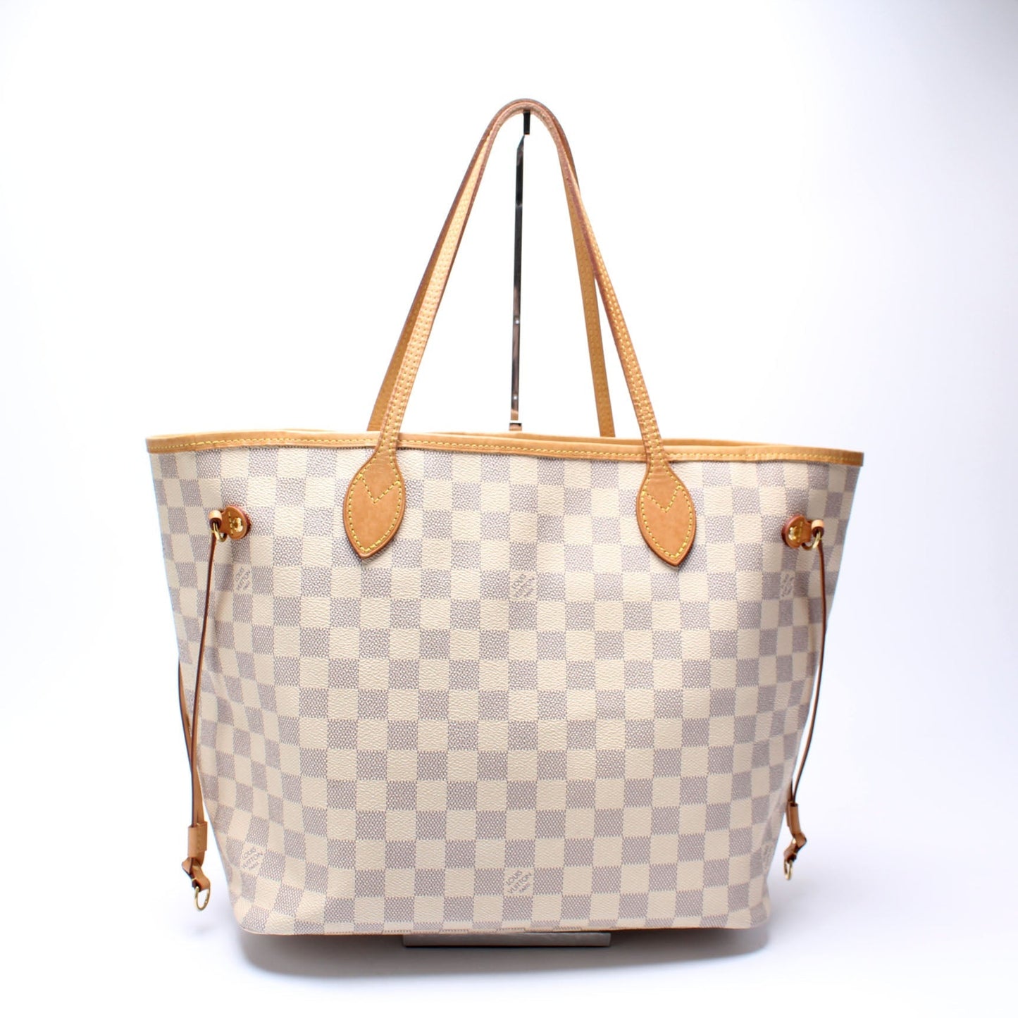 Louis Vuitton Neverfull MM Azur Damier Tote Bag Azur 4