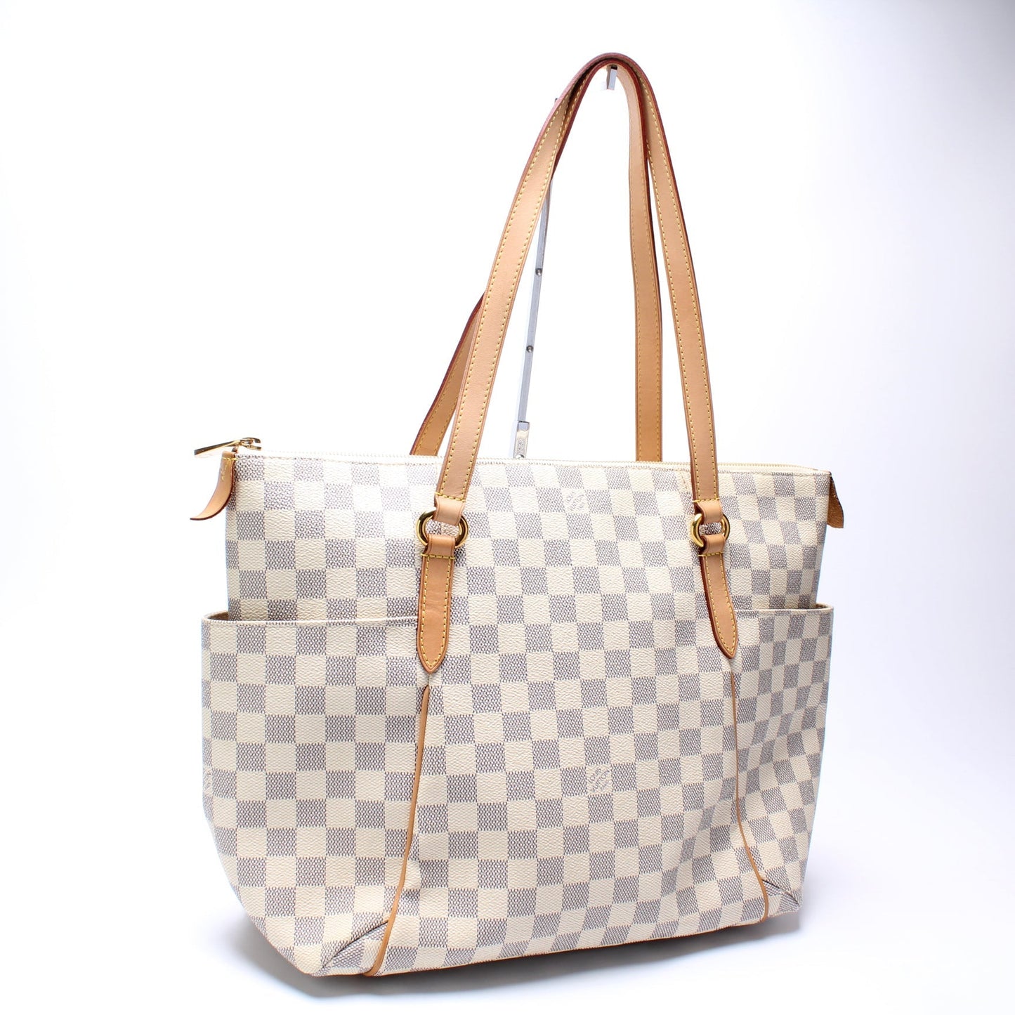 Louis Vuitton Totally Azur MM Damier Handbag Azur 5