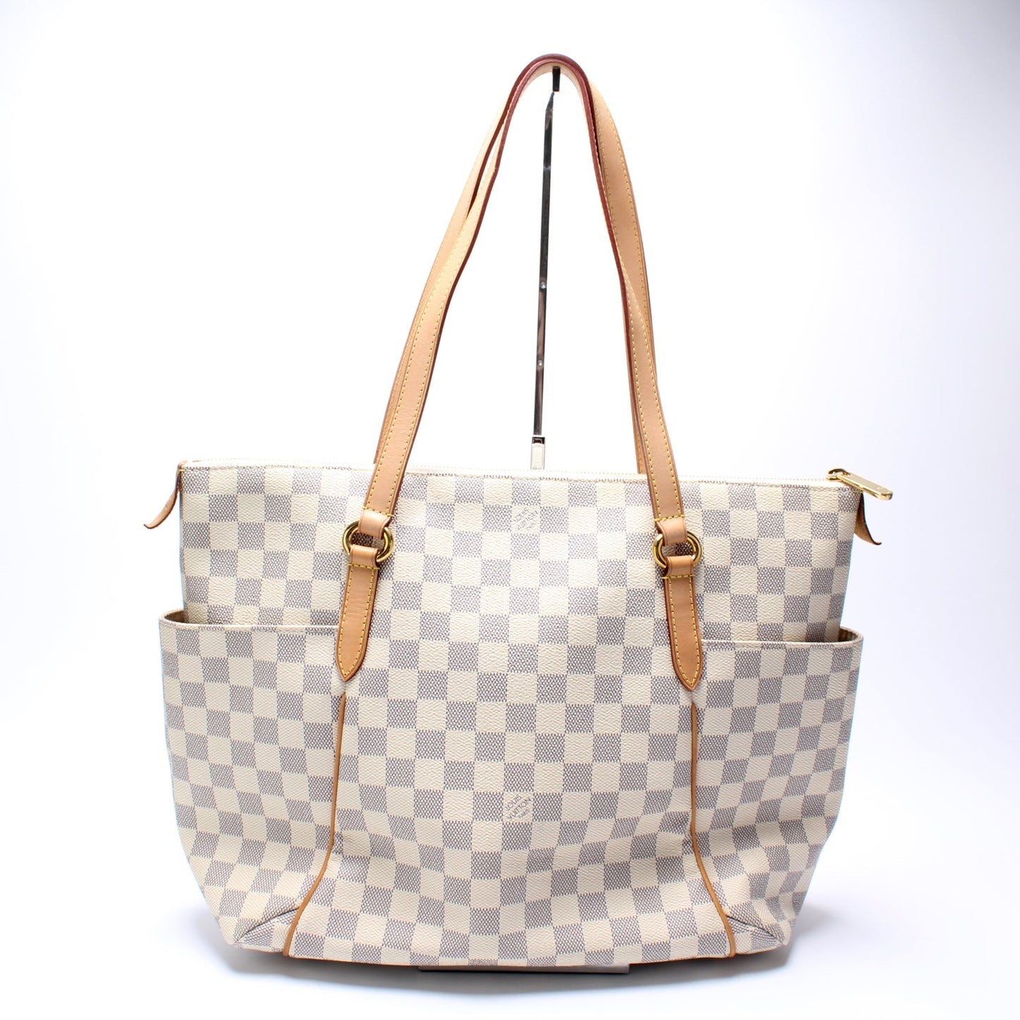 Louis Vuitton Totally Azur MM Damier Handbag Azur 5