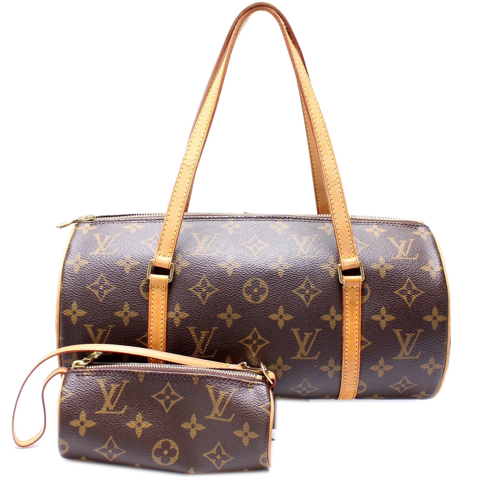 Louis Vuitton Papillon 30 10.5 w Monogram Handbag